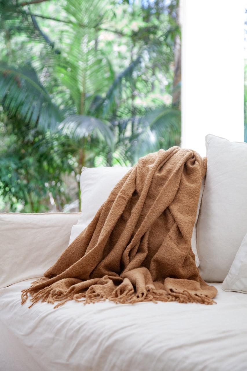 Boucle Baby Alpaca Throw - Image 15