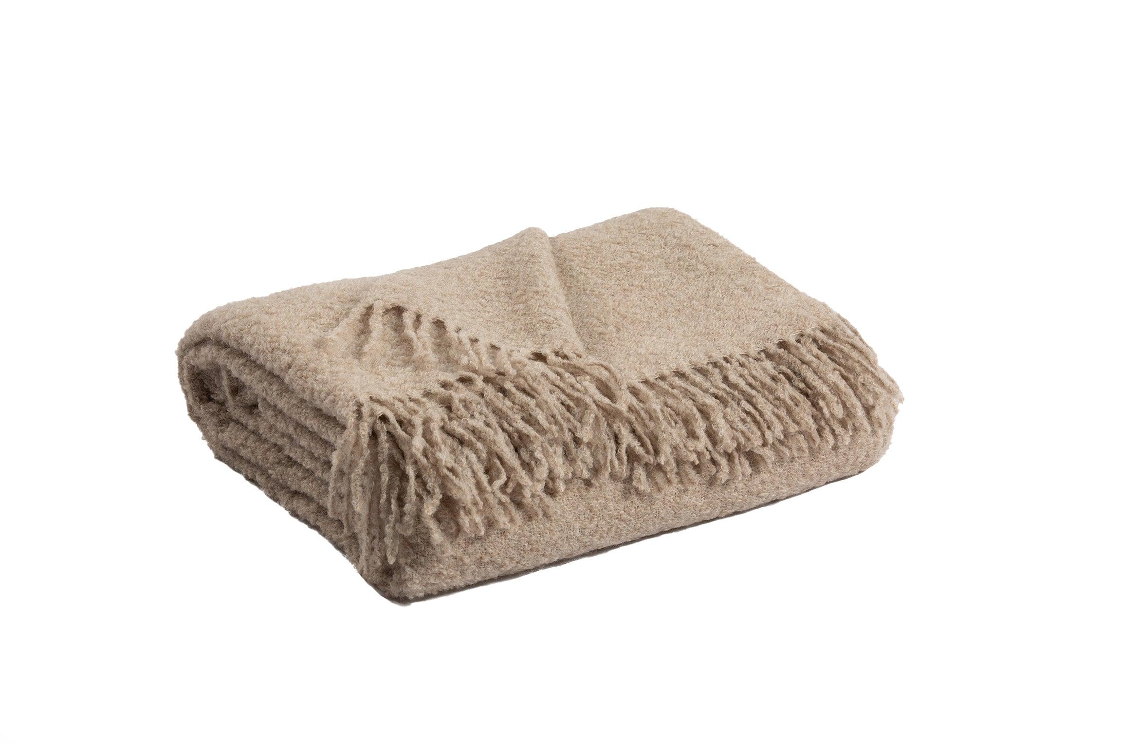 Boucle Baby Alpaca Throw - Image 3