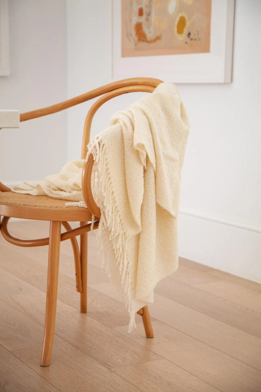 Boucle Baby Alpaca Throw - Image 7