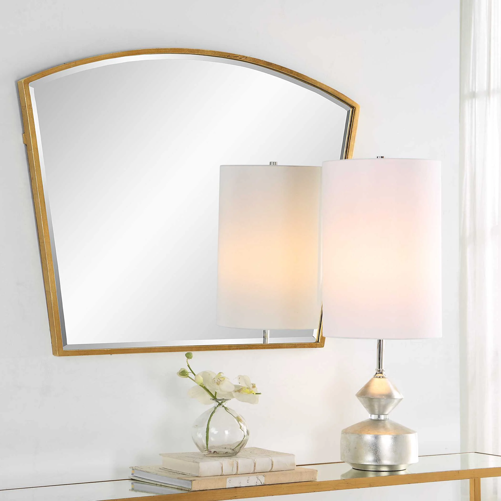 Boundary Gold Arch Mirror - Image 3