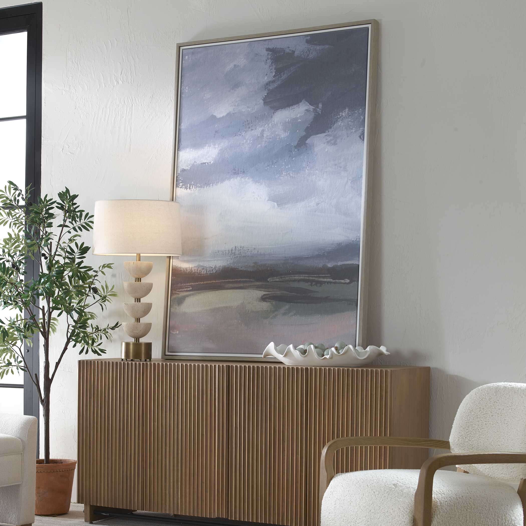 Bracing Framed Landscape Art - Image 3