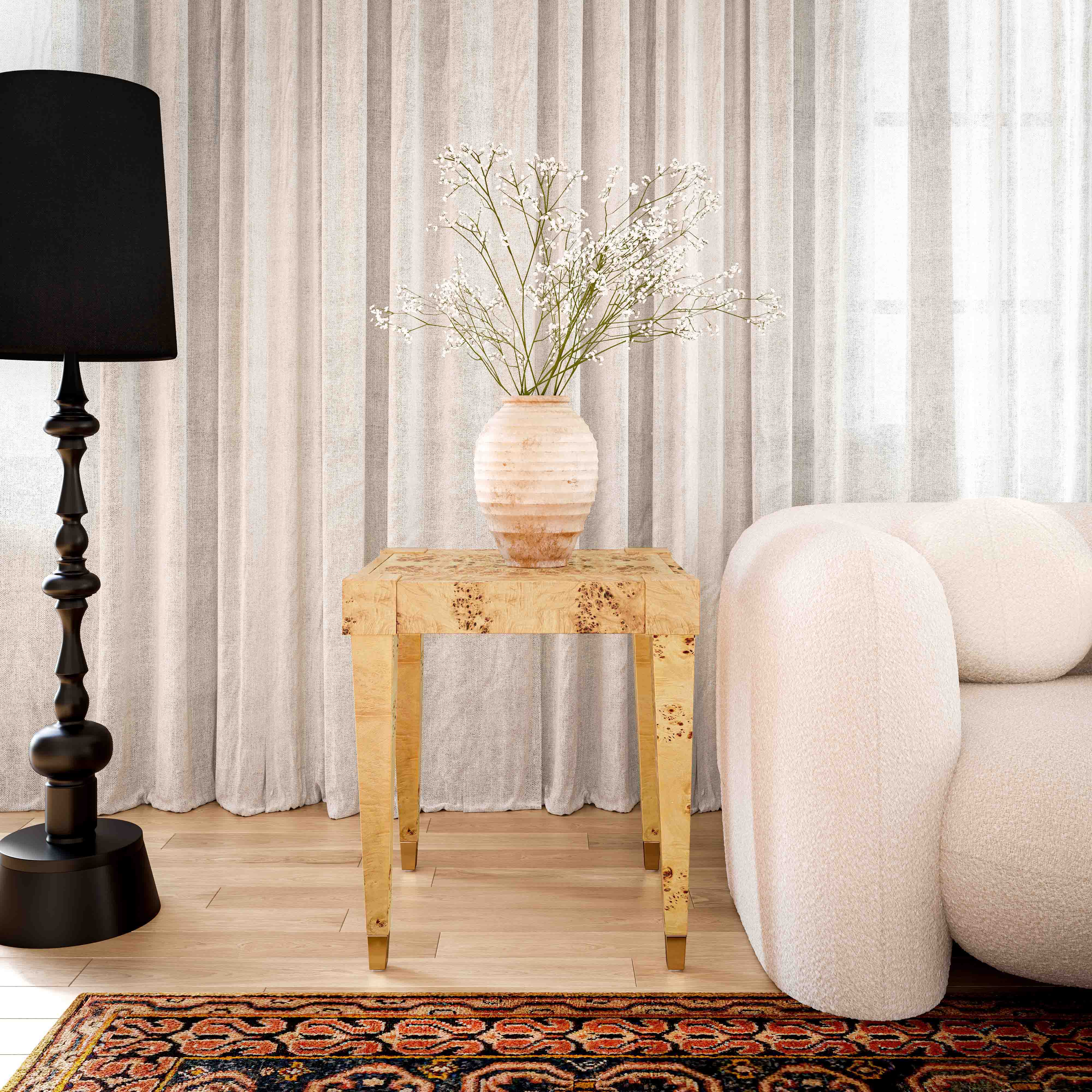 Brandyss Natural Burl End Table - Image 2