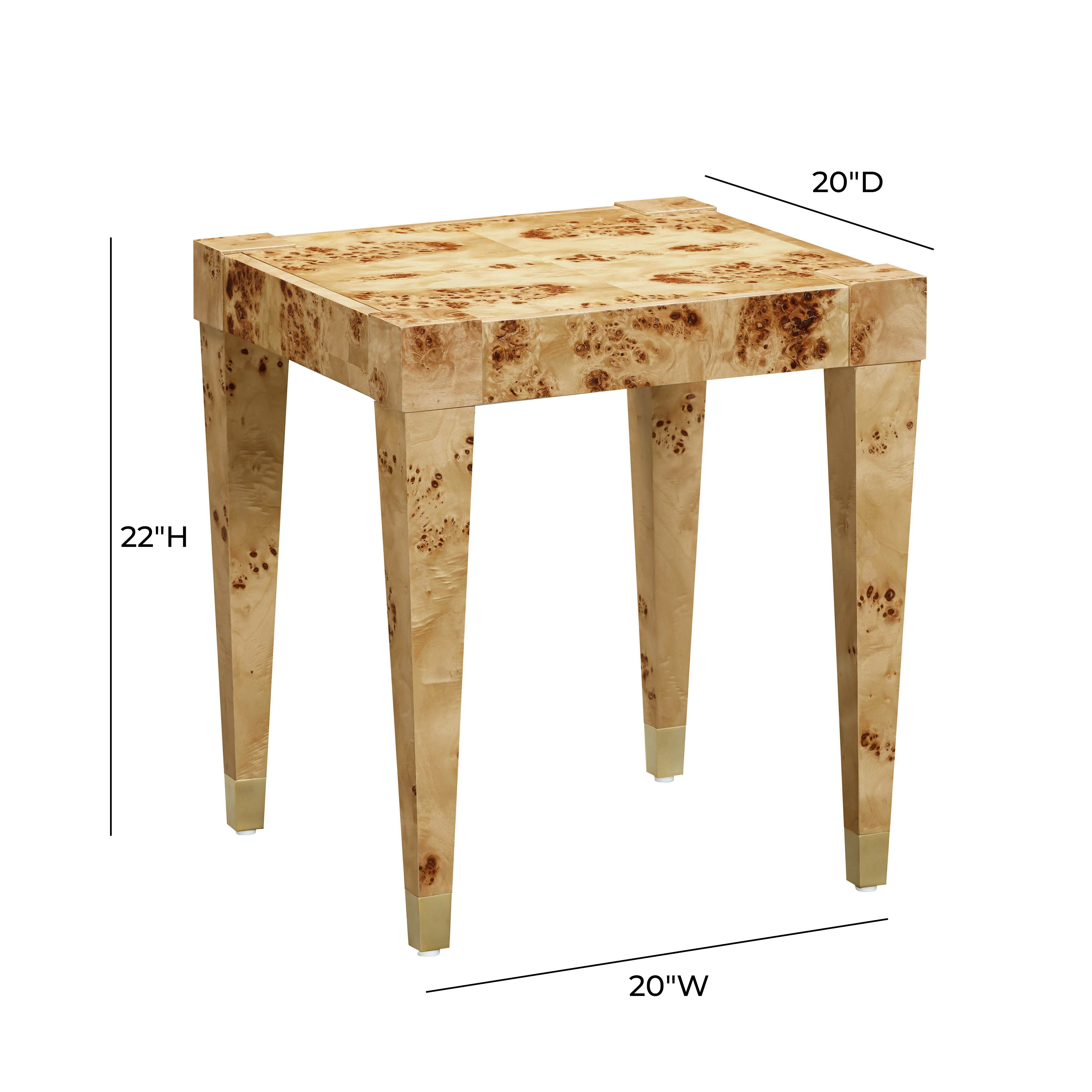 Brandyss Natural Burl End Table - Image 7