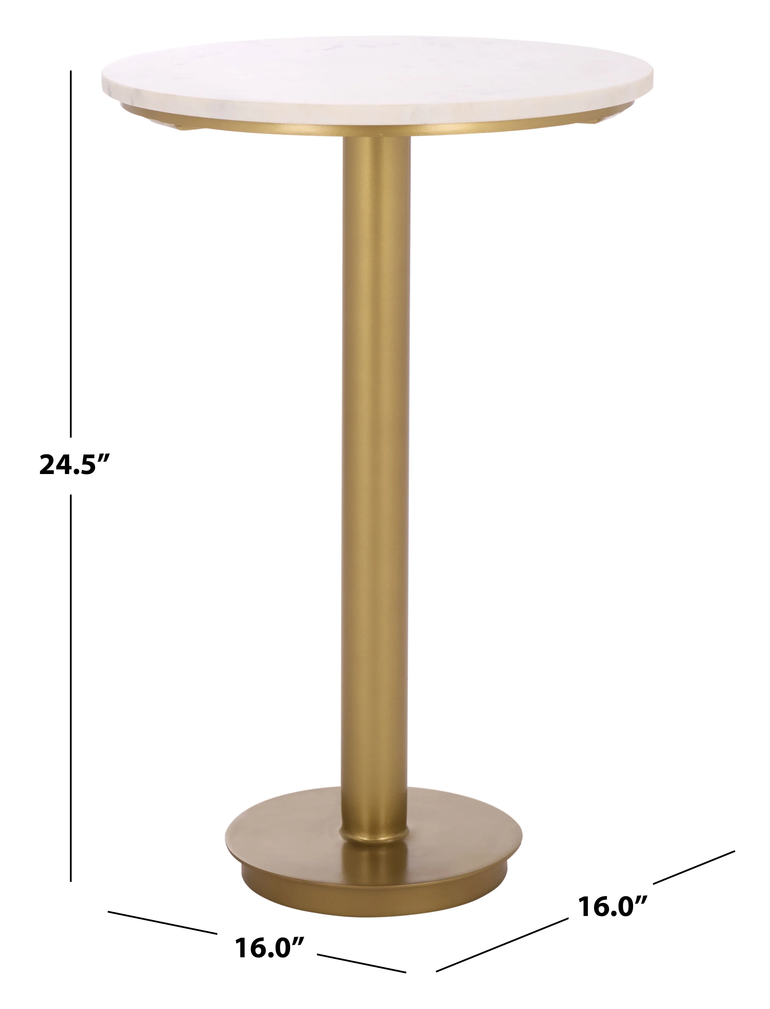 Branxton Marble Top Accent Table - Image 6
