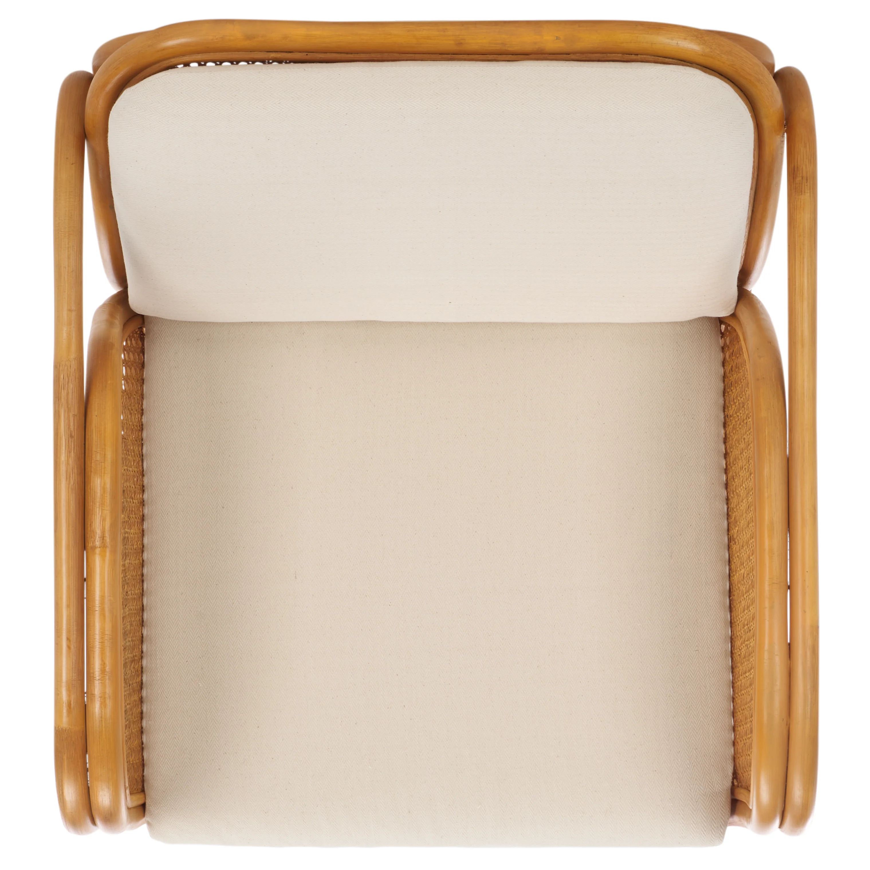 Brauner Rattan Pole Accent Chair - Image 10
