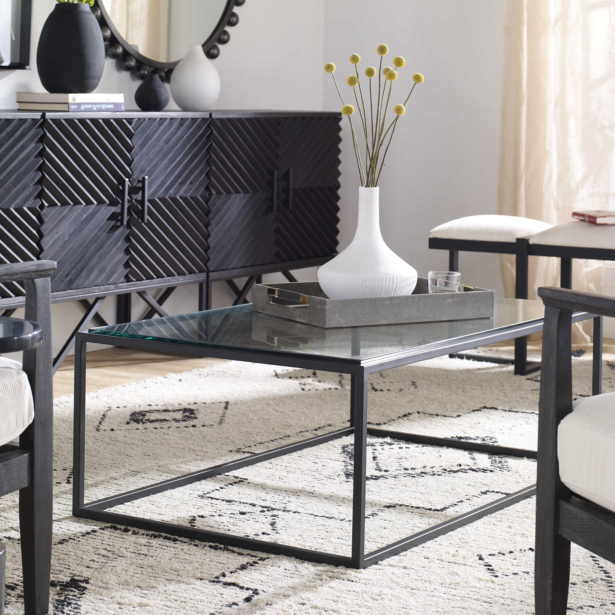 Bravura Black Coffee Table - Image 2