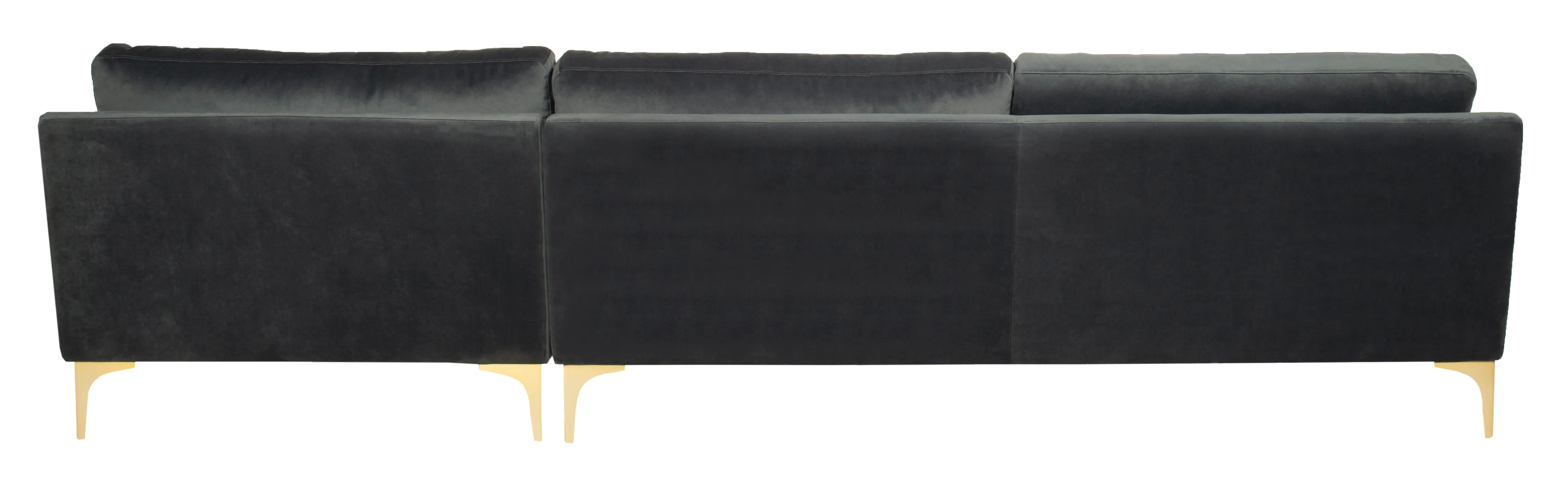 Brayson Chaise Sectional Sofa Right Facing/ Dark Grey - Image 5