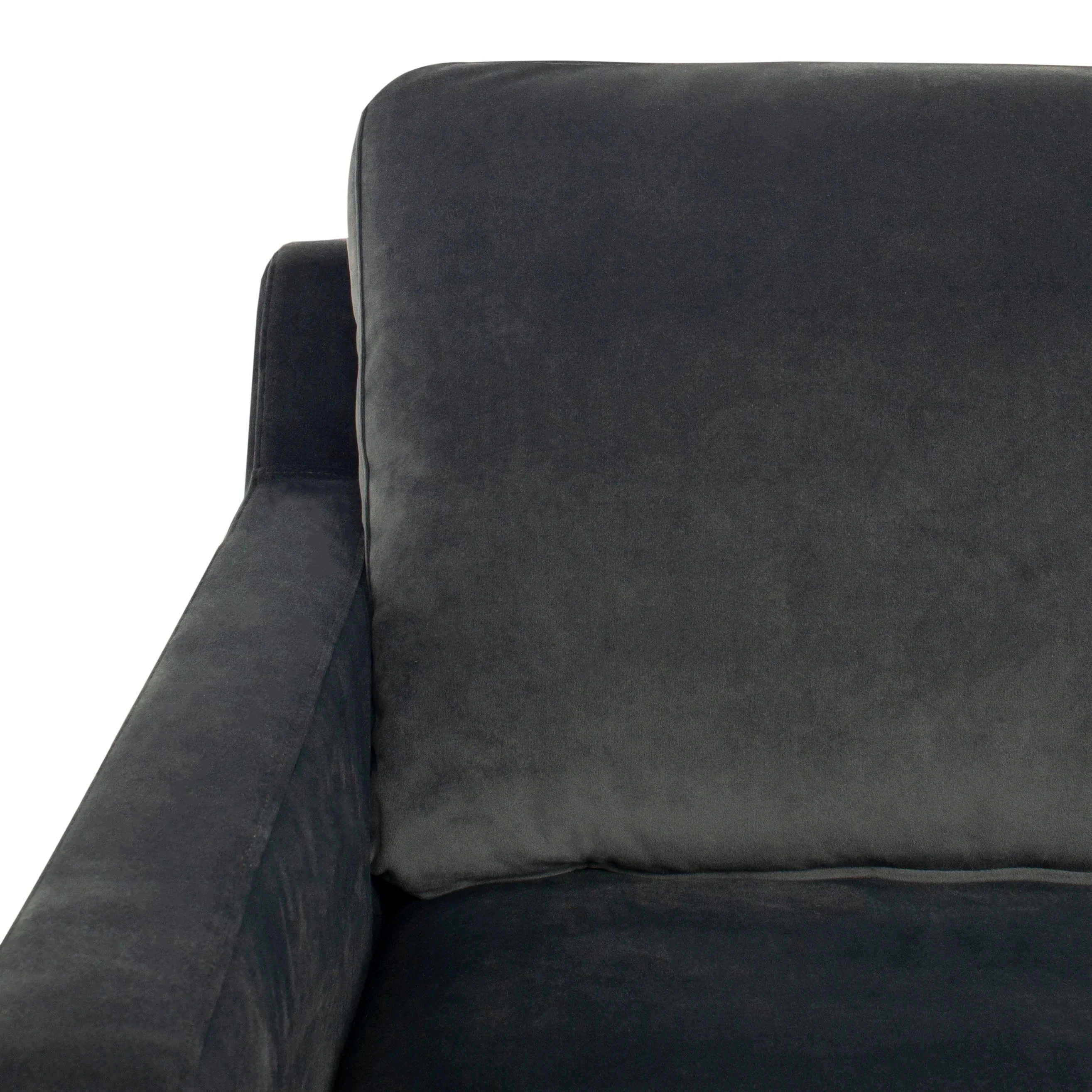 Brayson Chaise Sectional Sofa Right Facing/ Dark Grey - Image 7