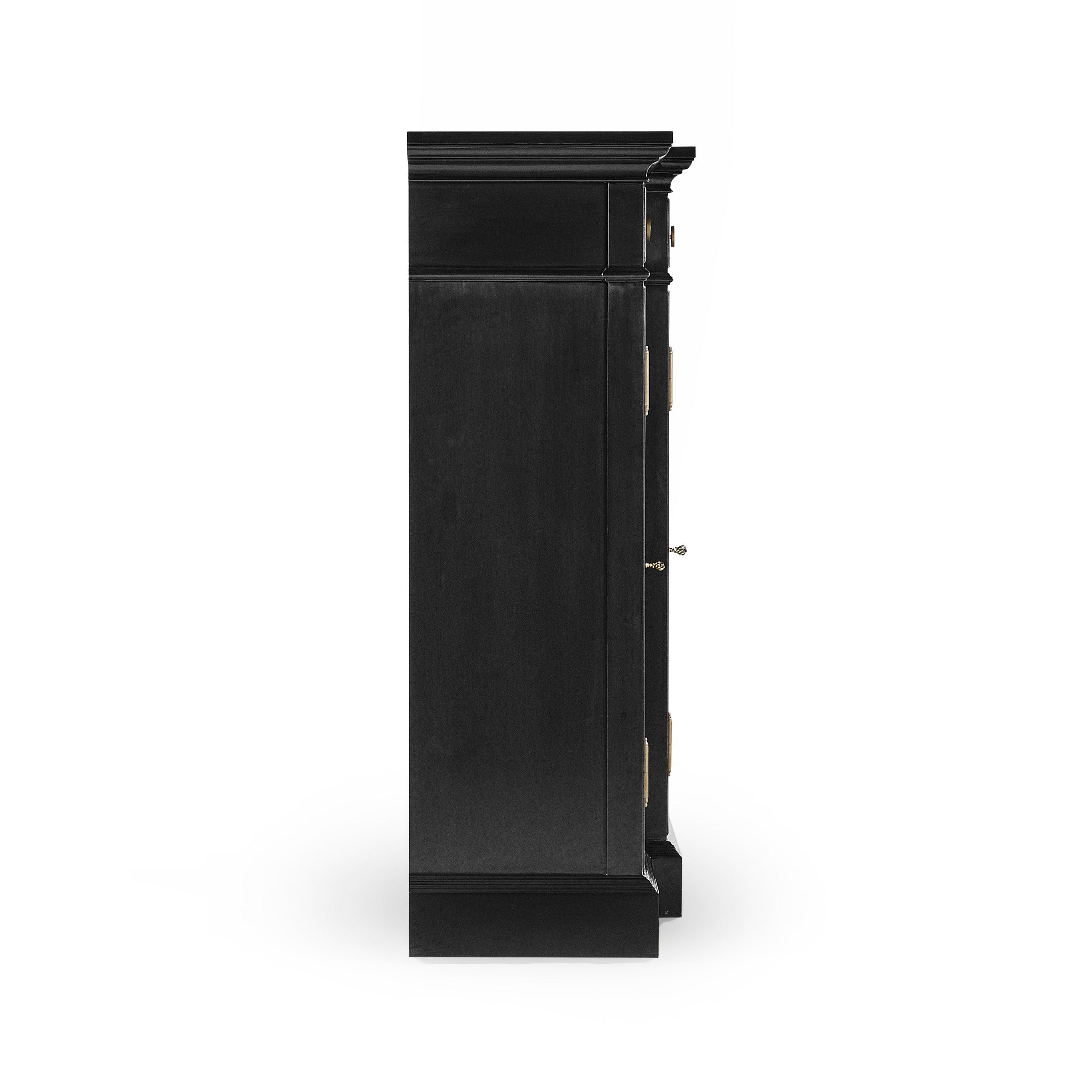Traditional Four Door Breakfront Display Cabinet - Image 3