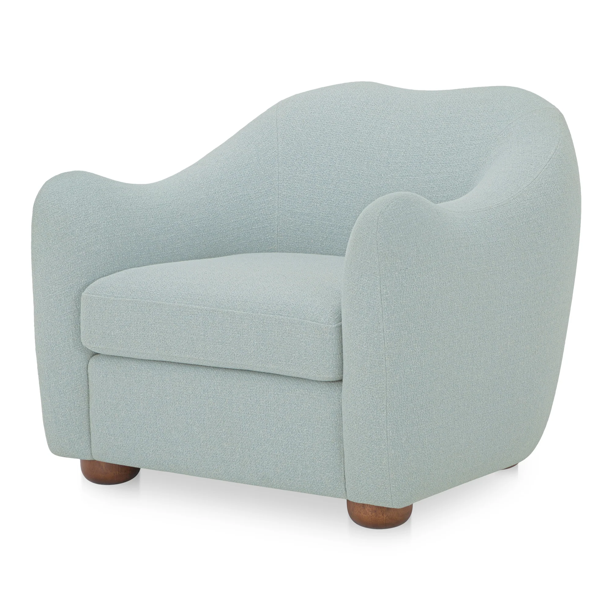 Bria Accent Chair Light Blue - Image 3