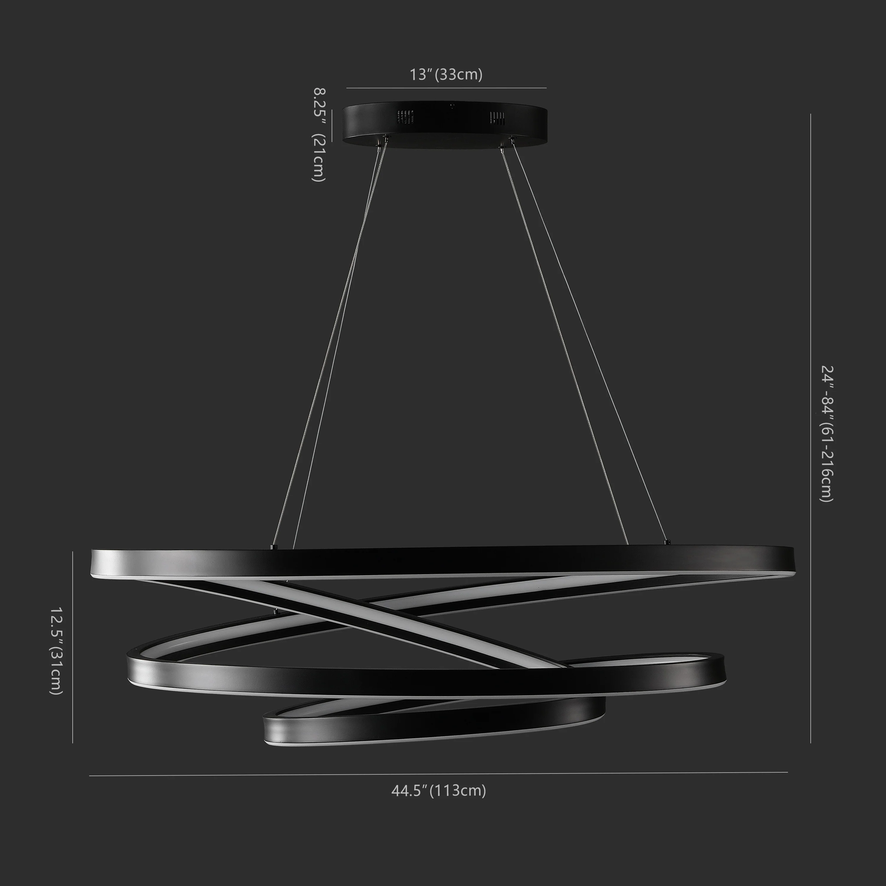 Brianne Infinity Chandelier - Image 5
