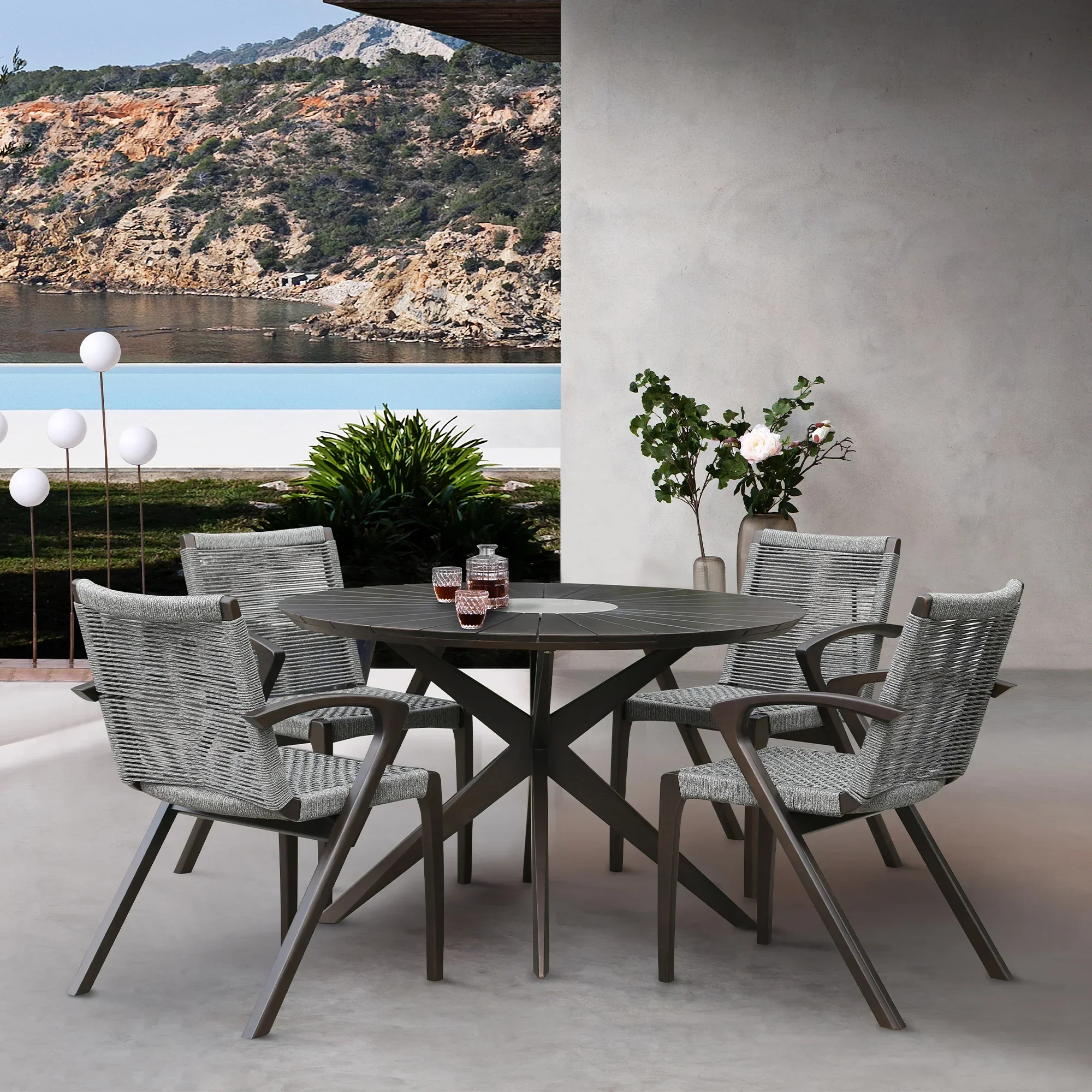 Brielle Outdoor Arm Chair - Set of 2 - Image 12