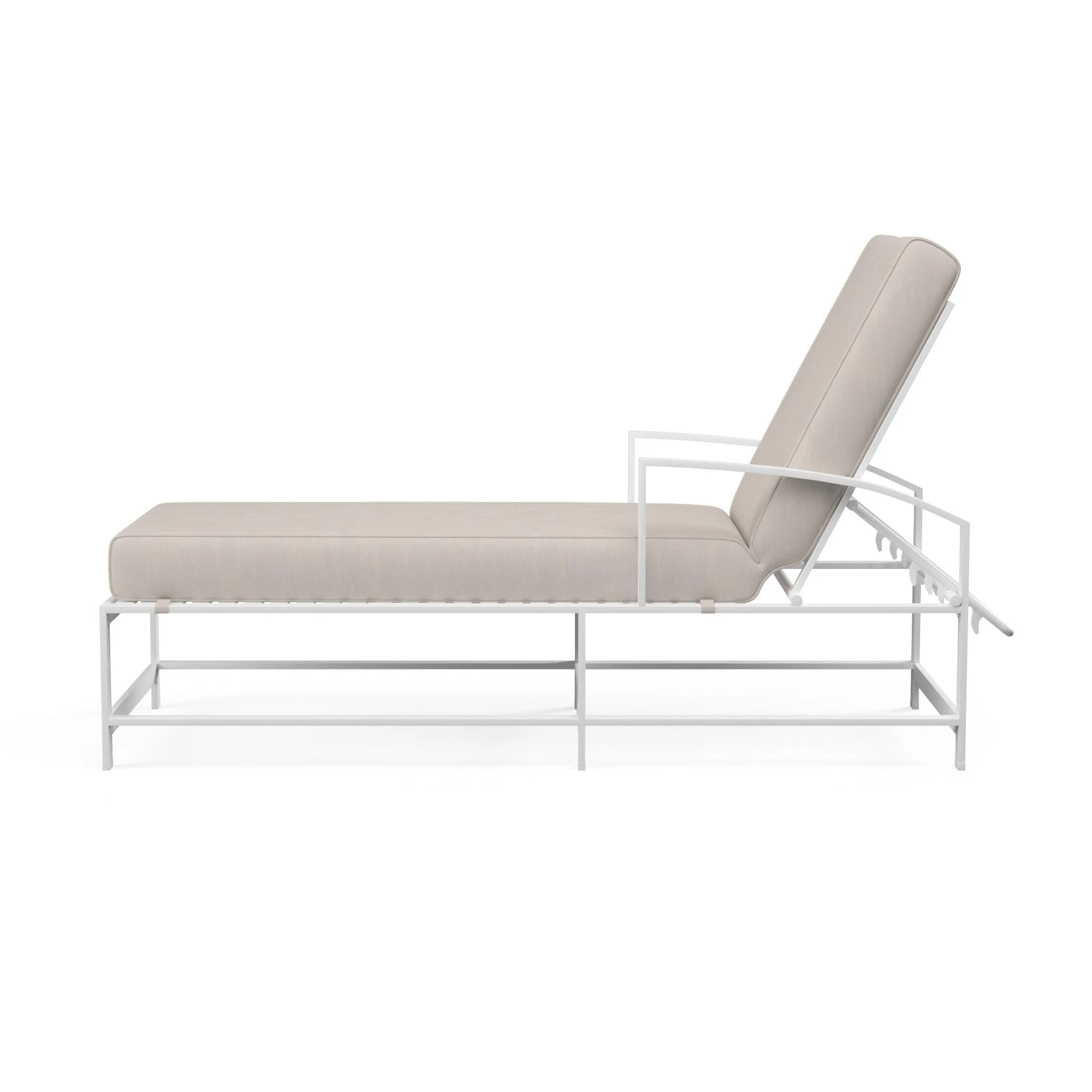 Bristol Chaise in Canvas Flax w/ Self Welt - Image 3