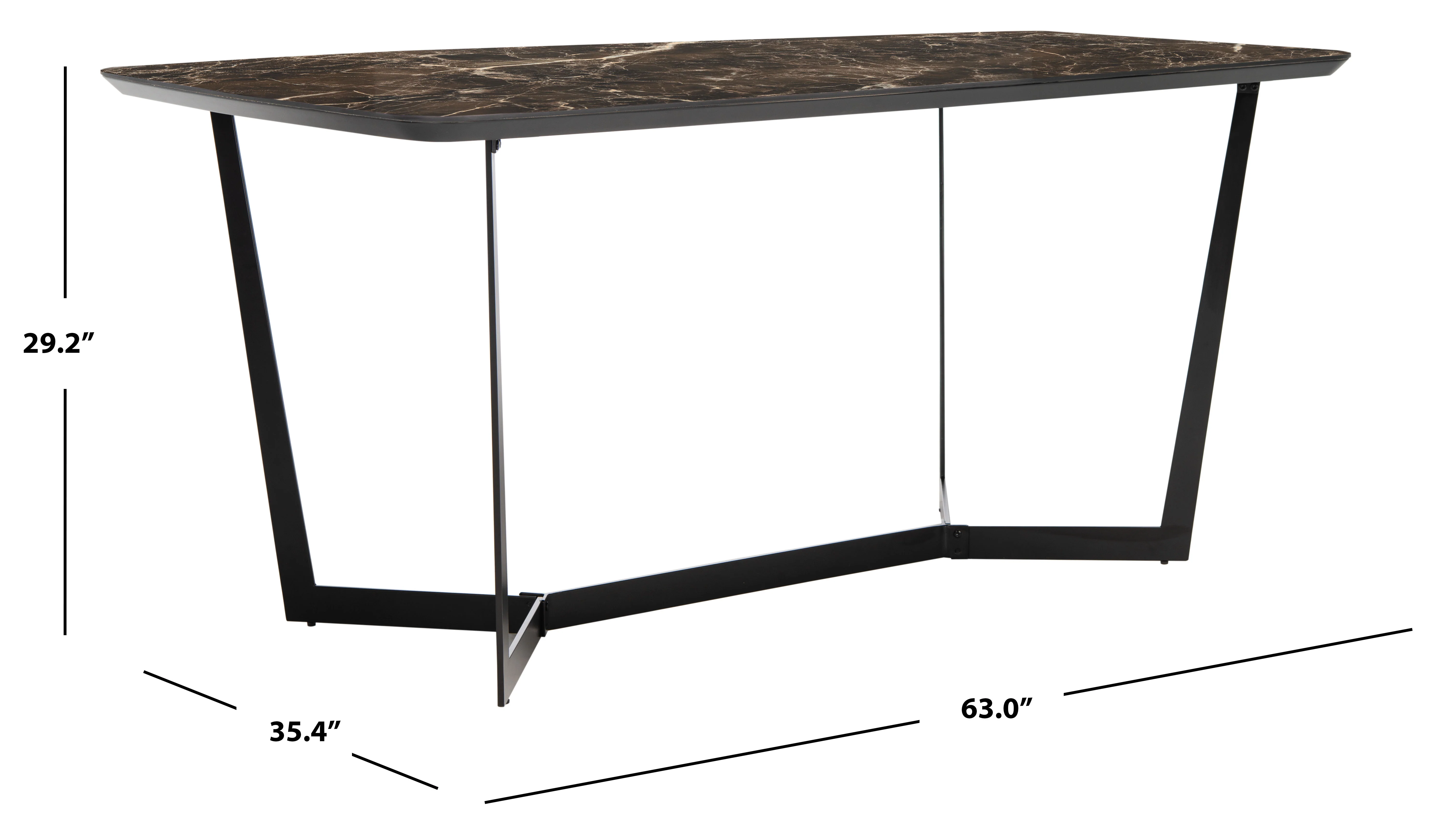 Britta Metal Dining Table - Image 6