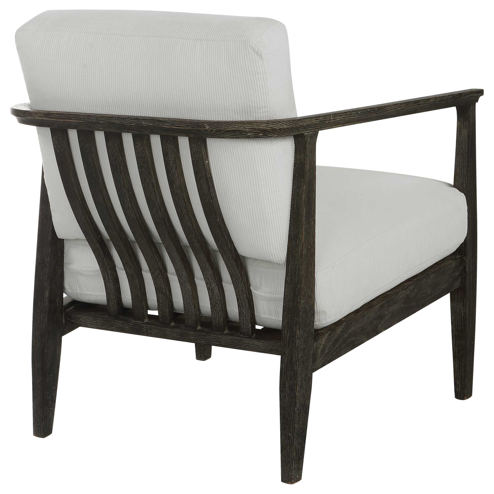Brunei White Accent Chair - Image 6