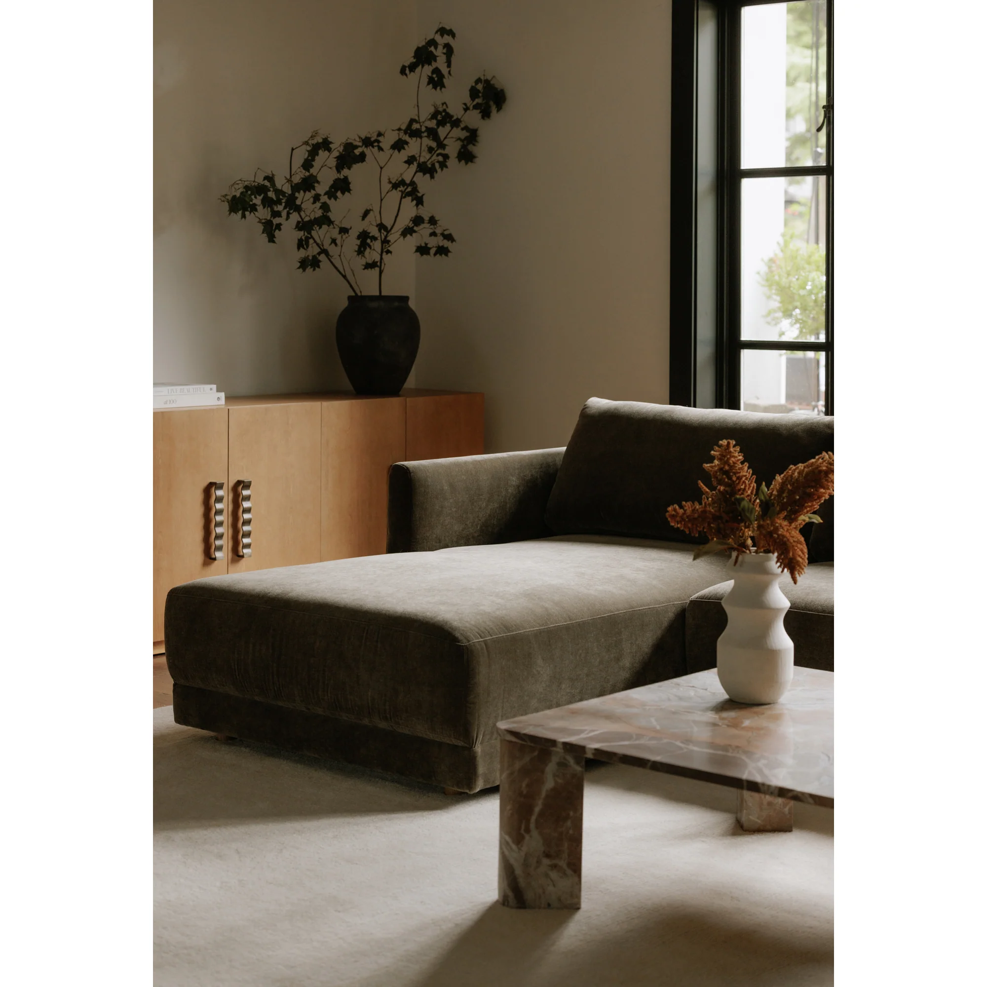 Bryn Sectional Cedar Green Left - Image 2