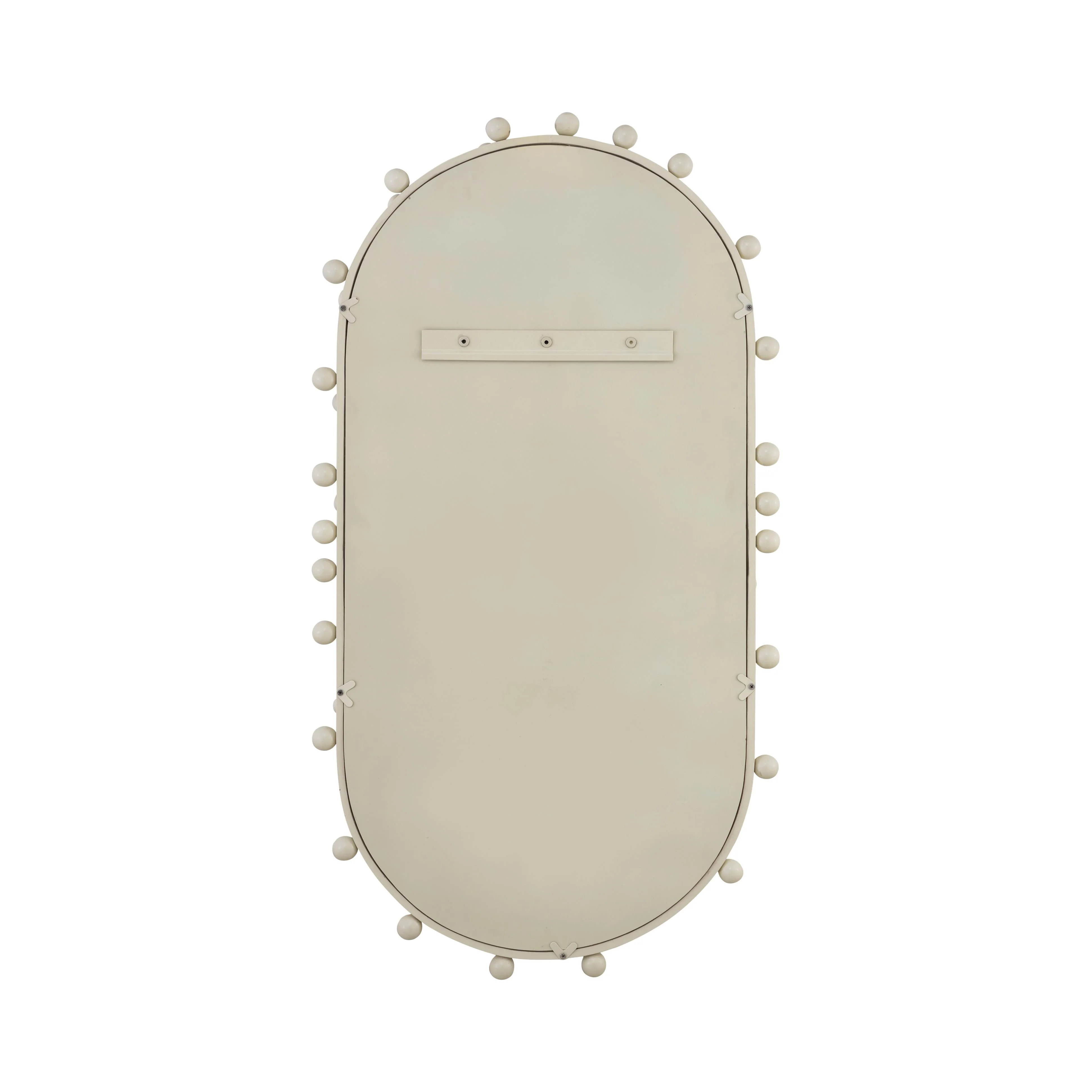 Bubbles Ivory Large Oval Wall Mirror - Image 5