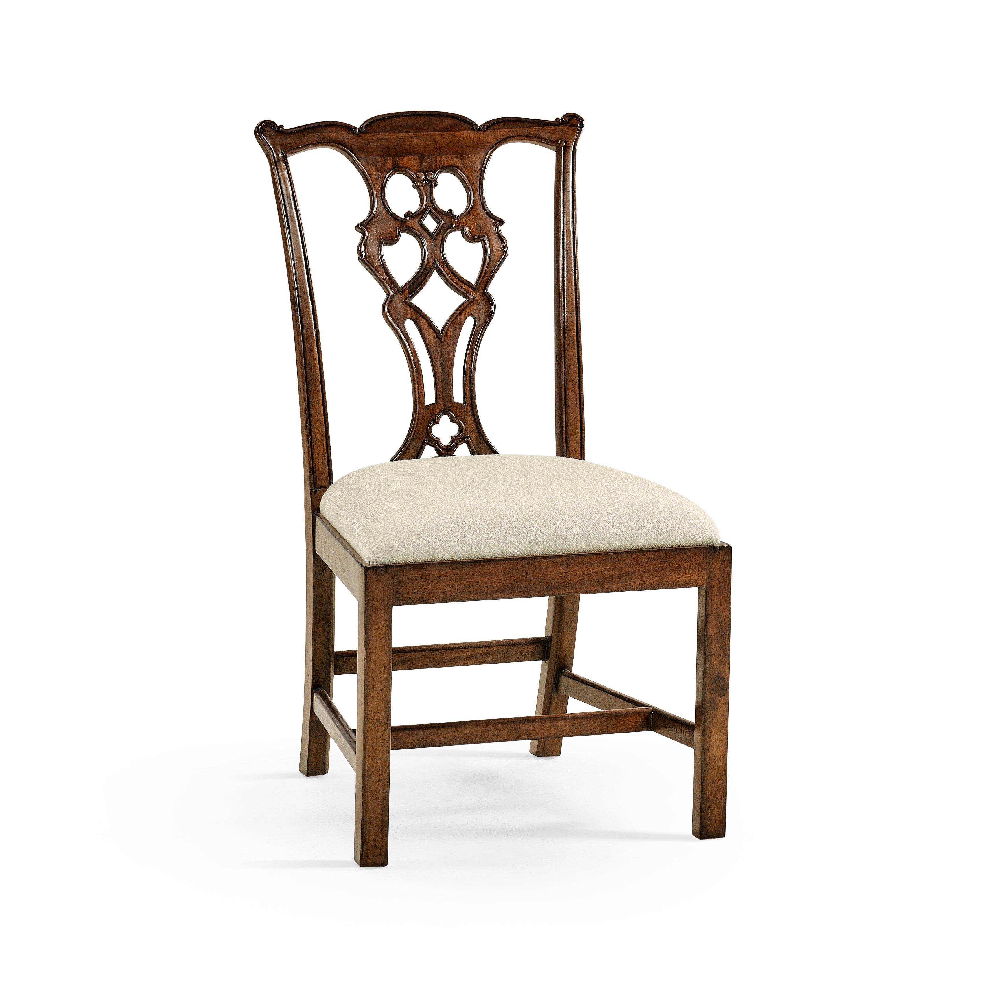 Buckingham Chippendale Mahogany Side Chair - Set Of 2