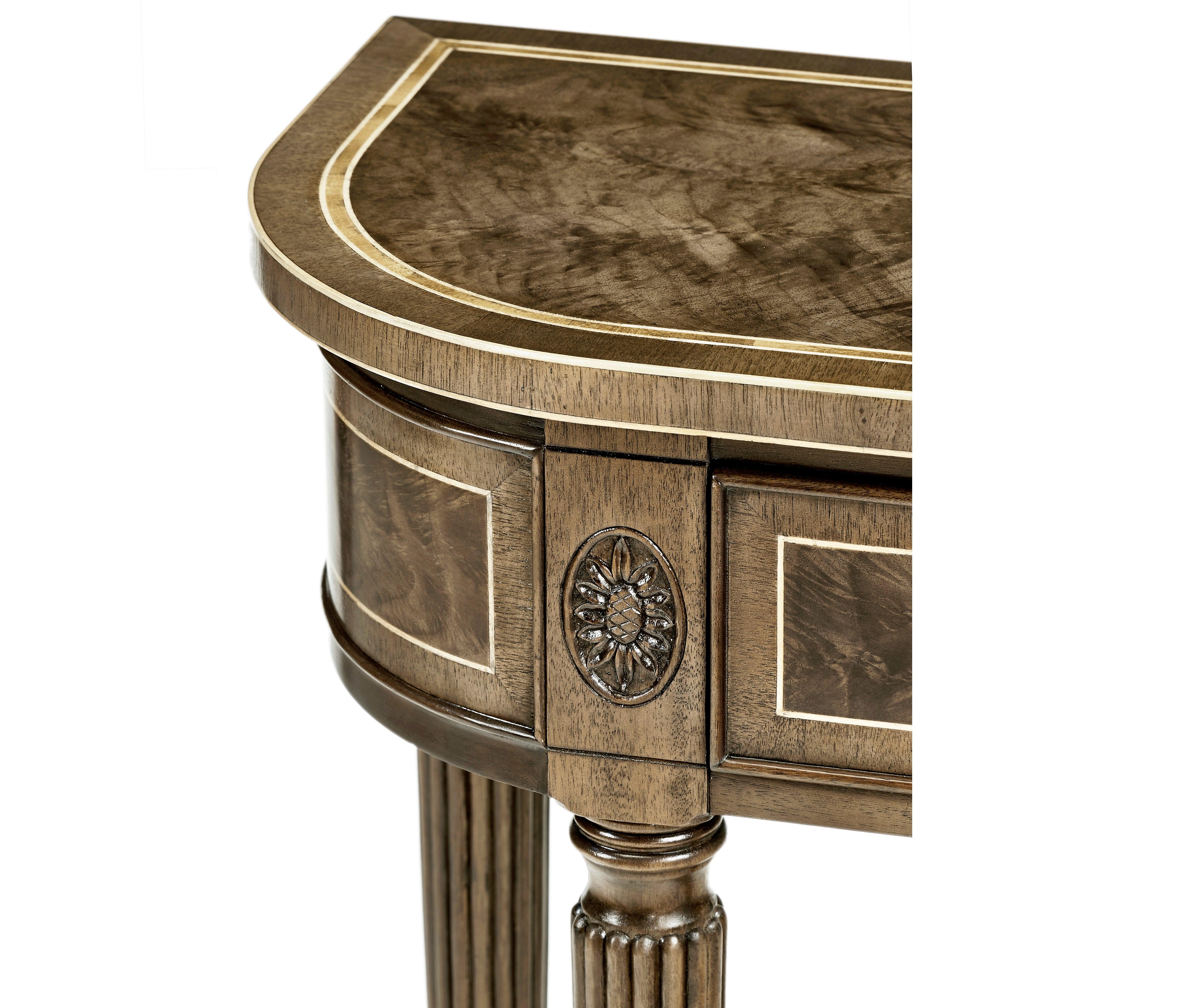 Regency Bleached Mahogany Console Table - Image 6