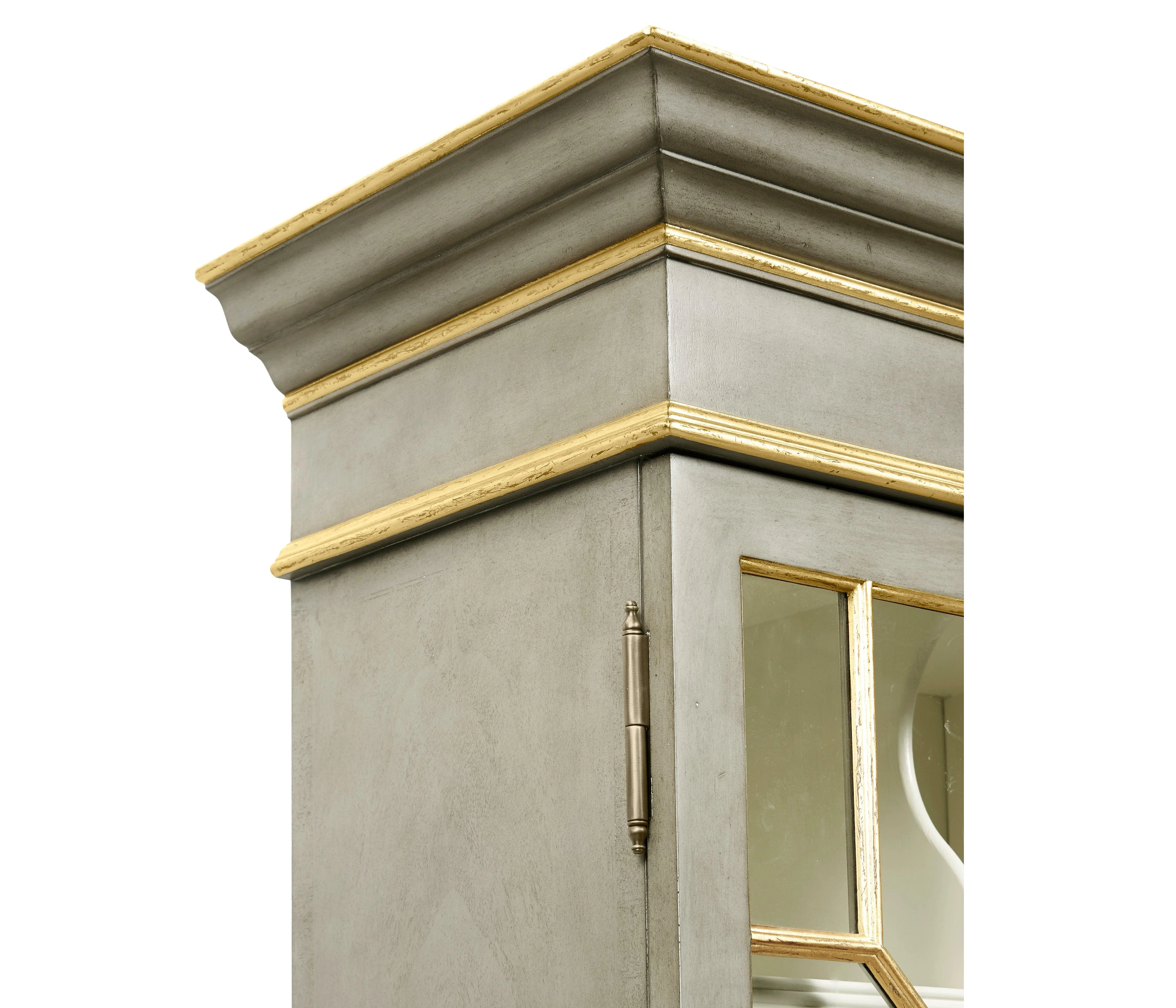 Buckingham Georgian Grey & Gilded Secretary - Image 3