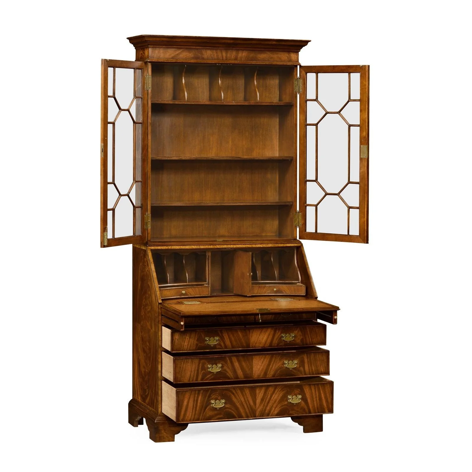 Buckingham Georgian Mahogany Secretary - Image 4