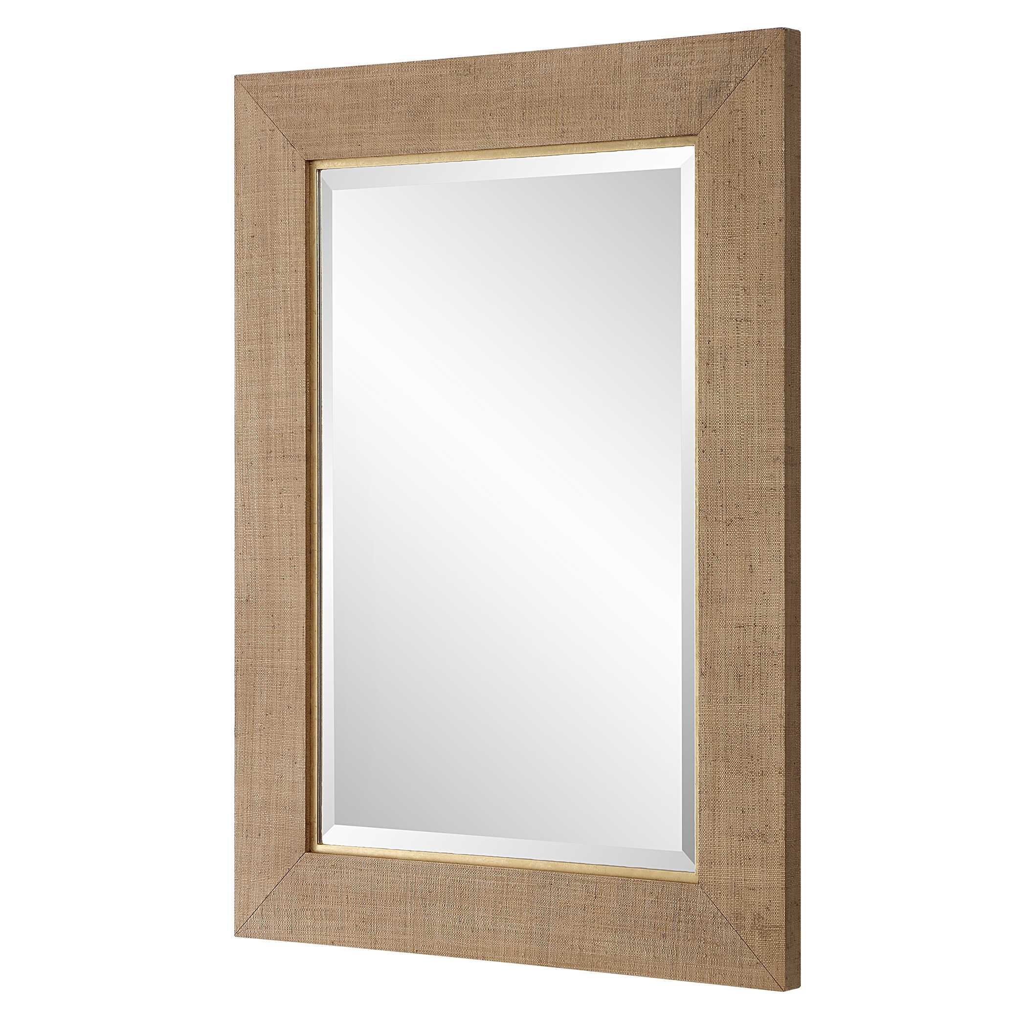 Bungalow Grass Cloth Mirror - Image 4