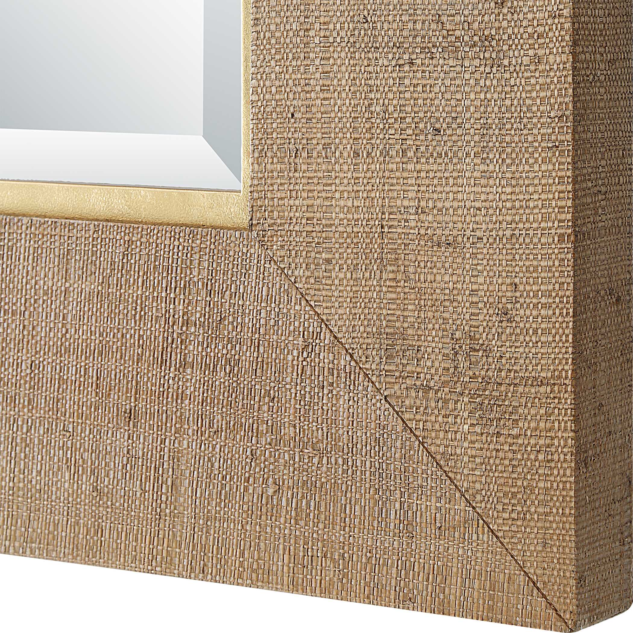 Bungalow Grass Cloth Mirror - Image 5