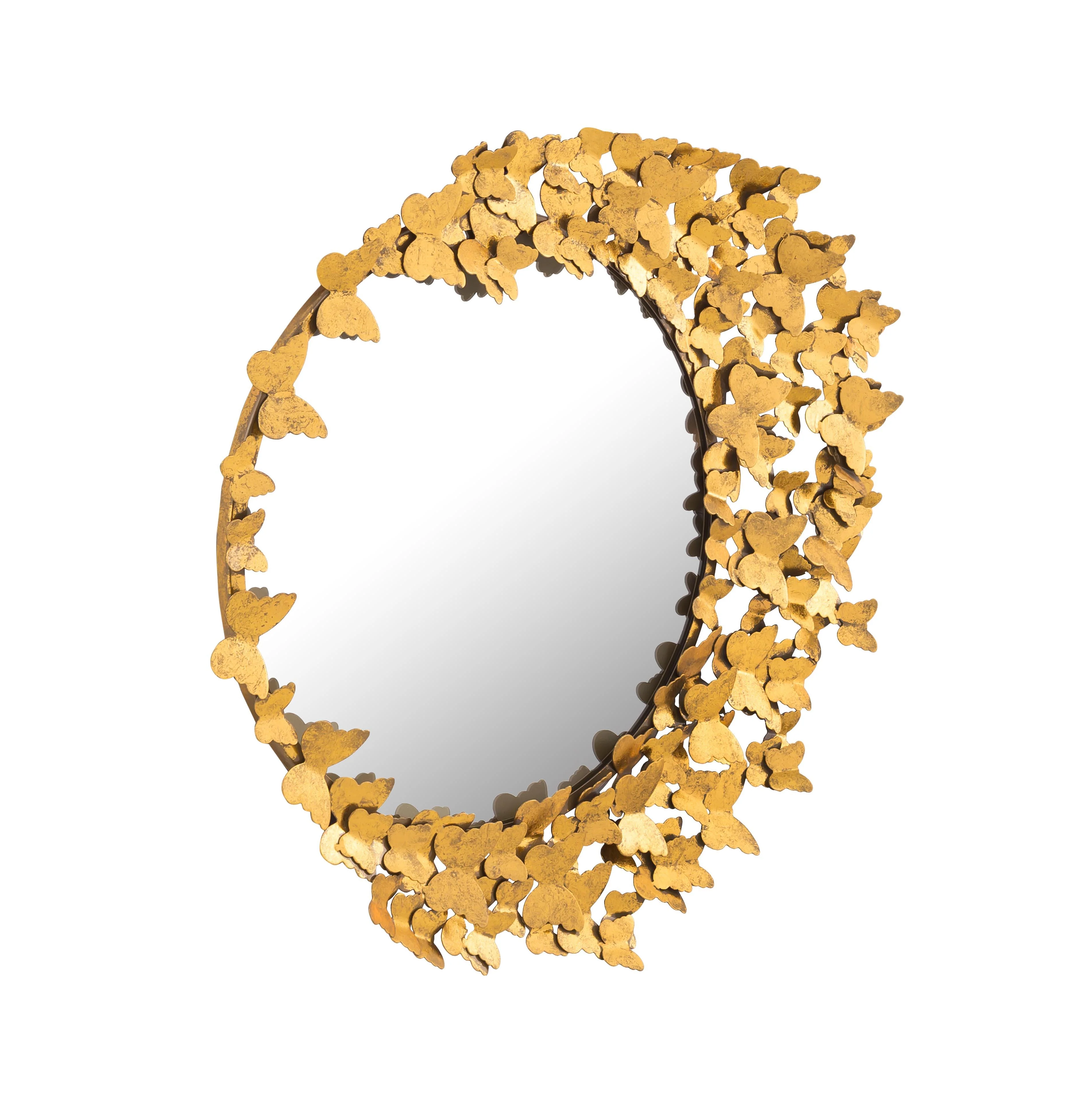 Butterfly Gold Mirror - Image 3