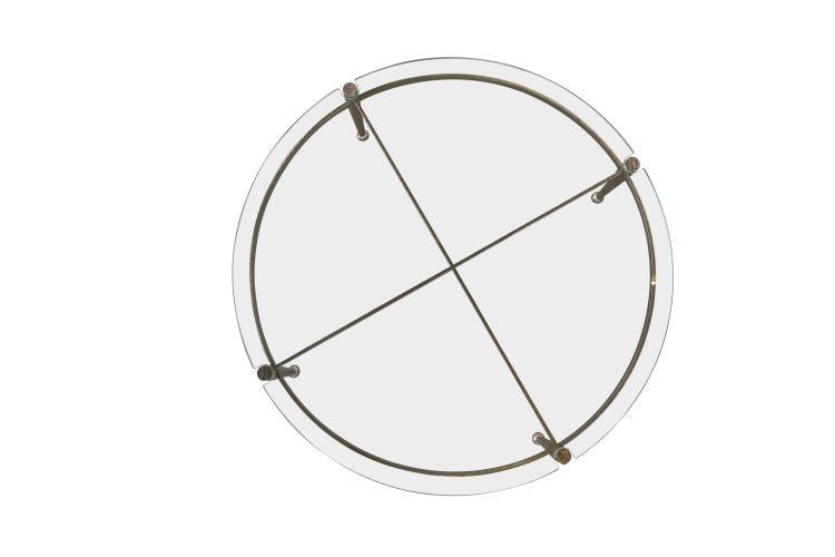 Cadence Round Glass Top Cocktail Table - Image 2