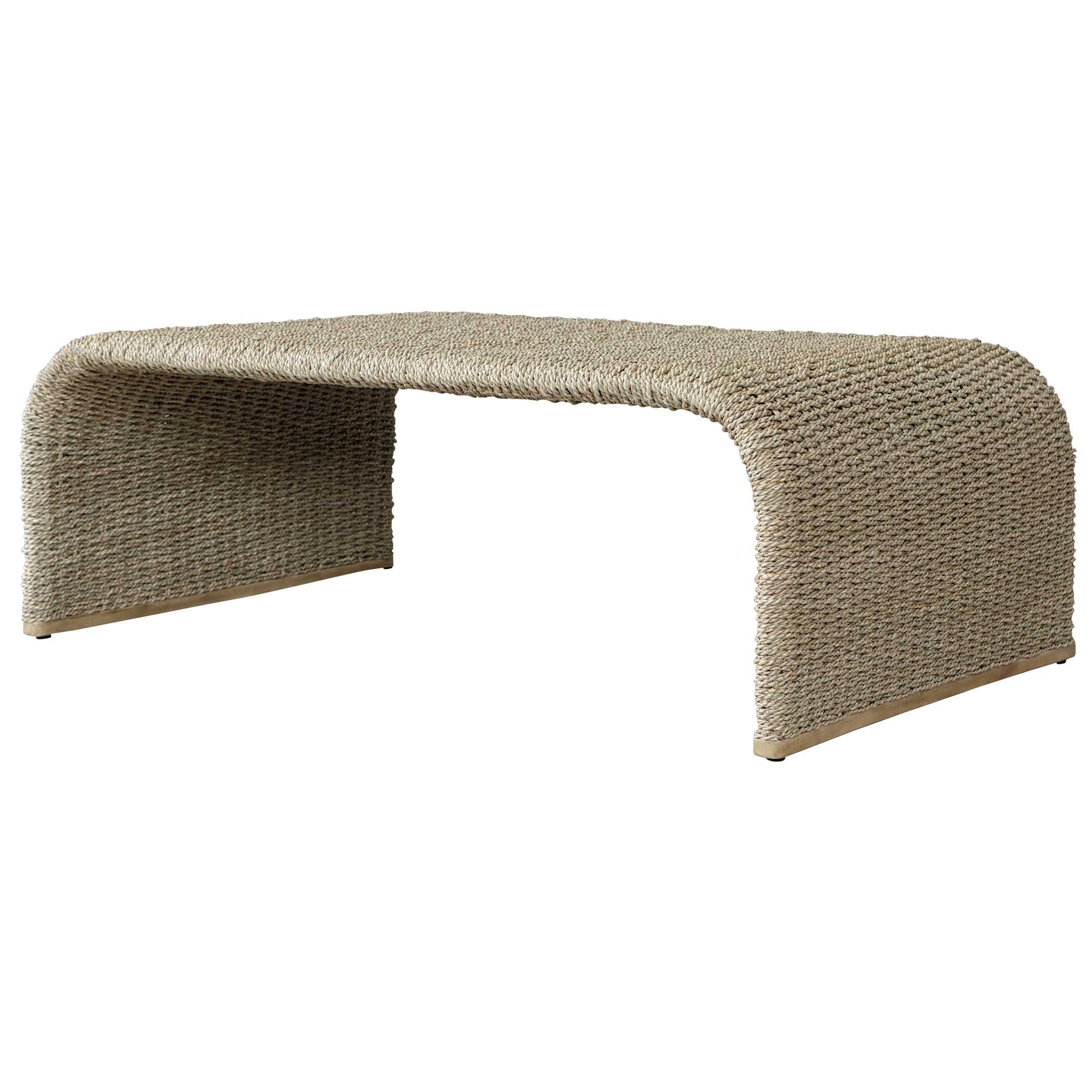 Calabria Woven Seagrass Coffee Table - Image 3