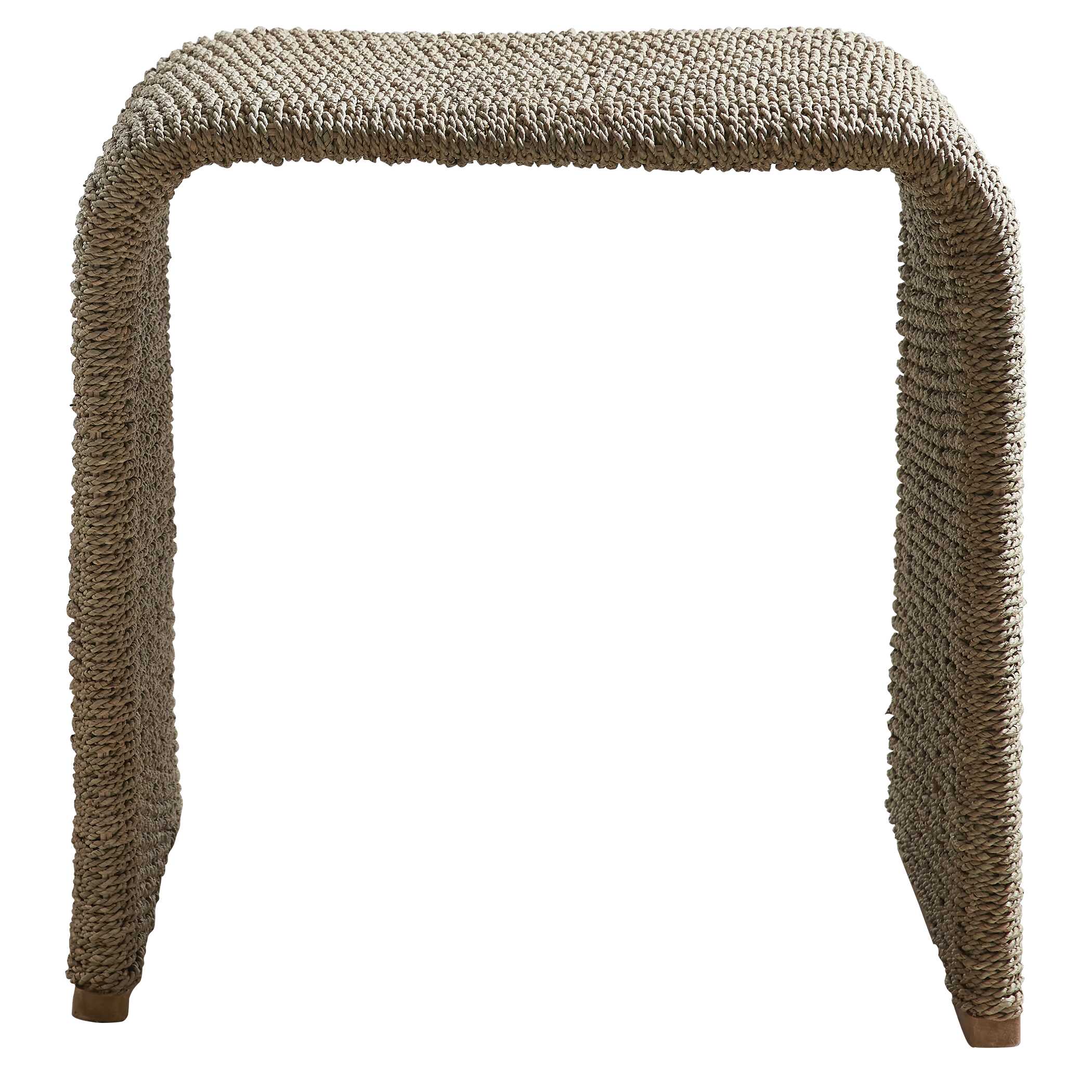 Calabria Woven Seagrass End Table - Image 4