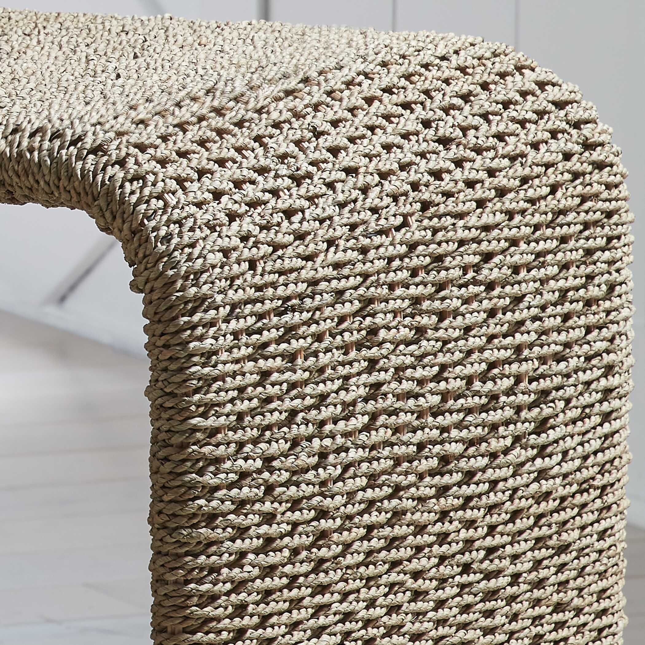 Calabria Woven Seagrass End Table - Image 5