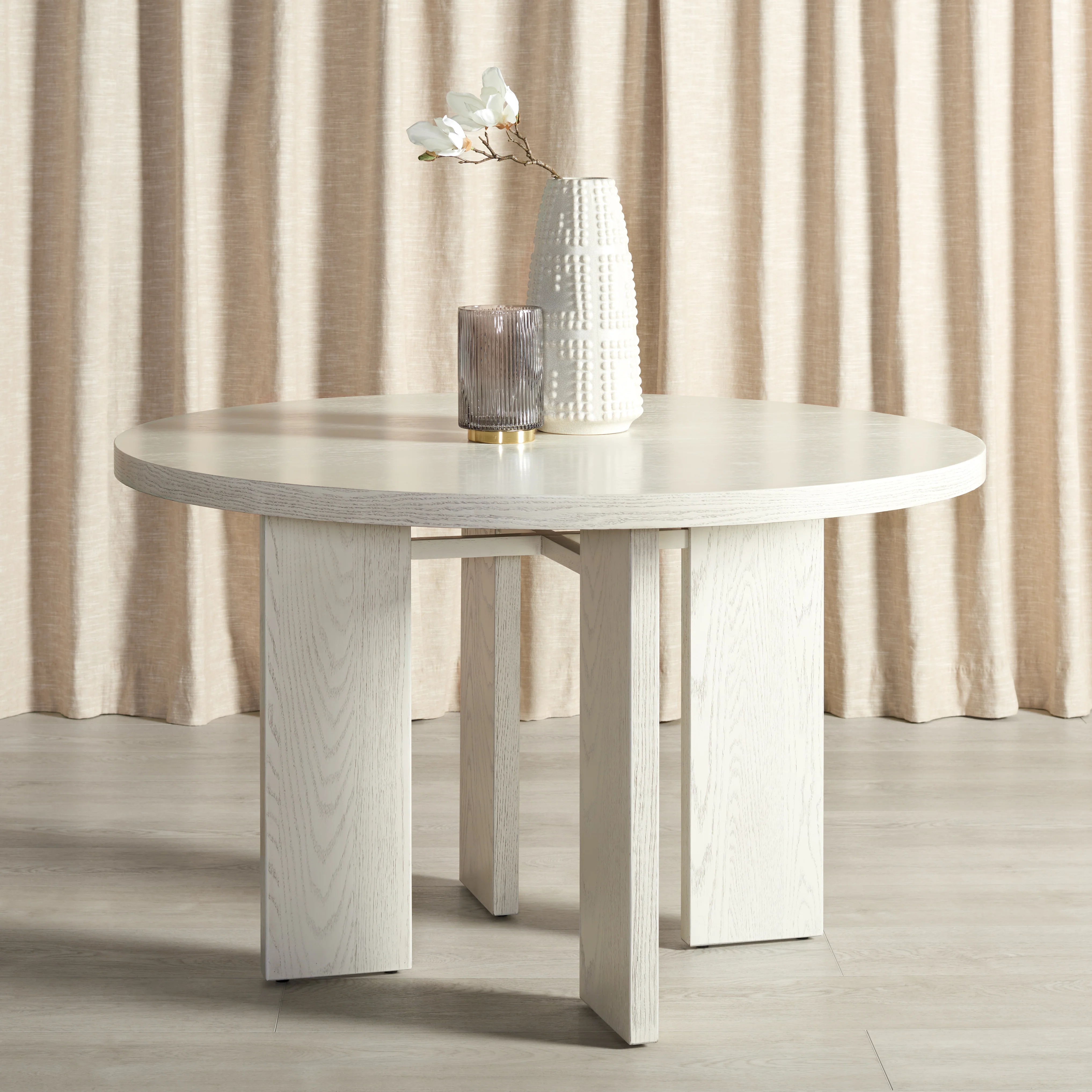 Calamaria Round Wood Dining Table - Image 2