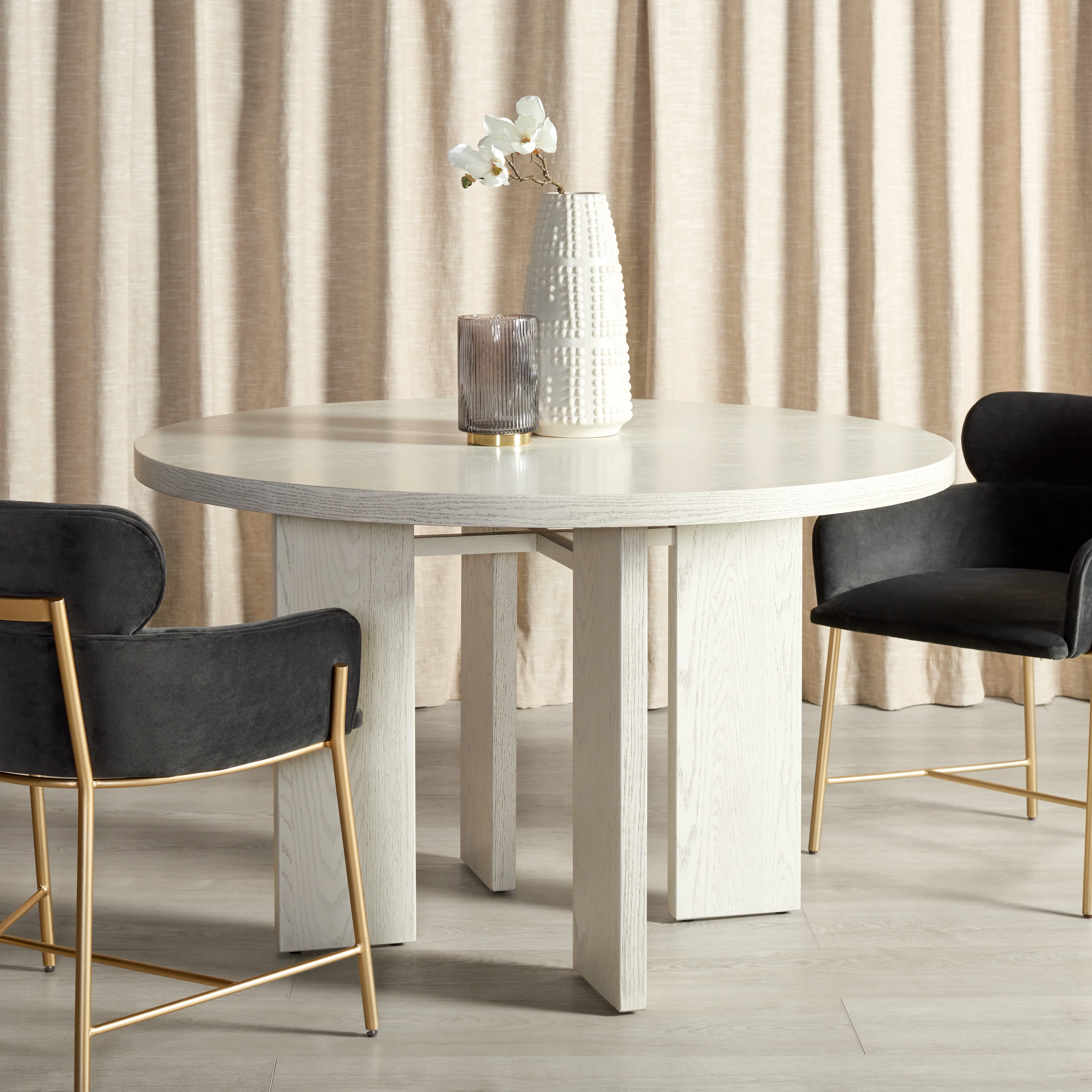 Calamaria Round Wood Dining Table - Image 8