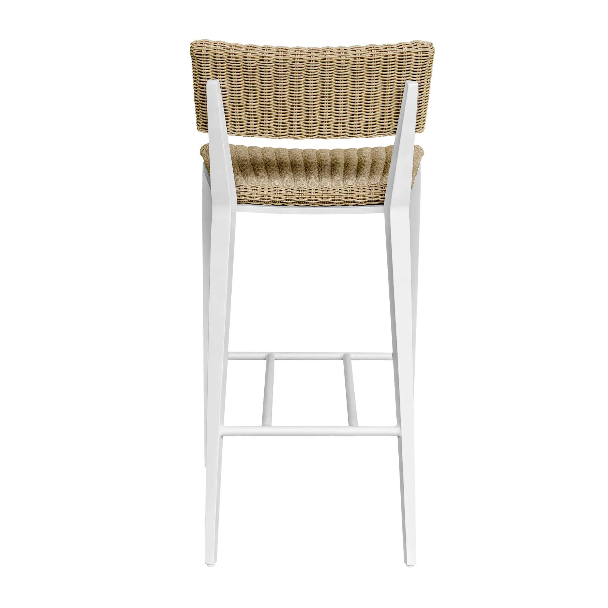 Calbas White Outdoor Bar Stool - Image 7