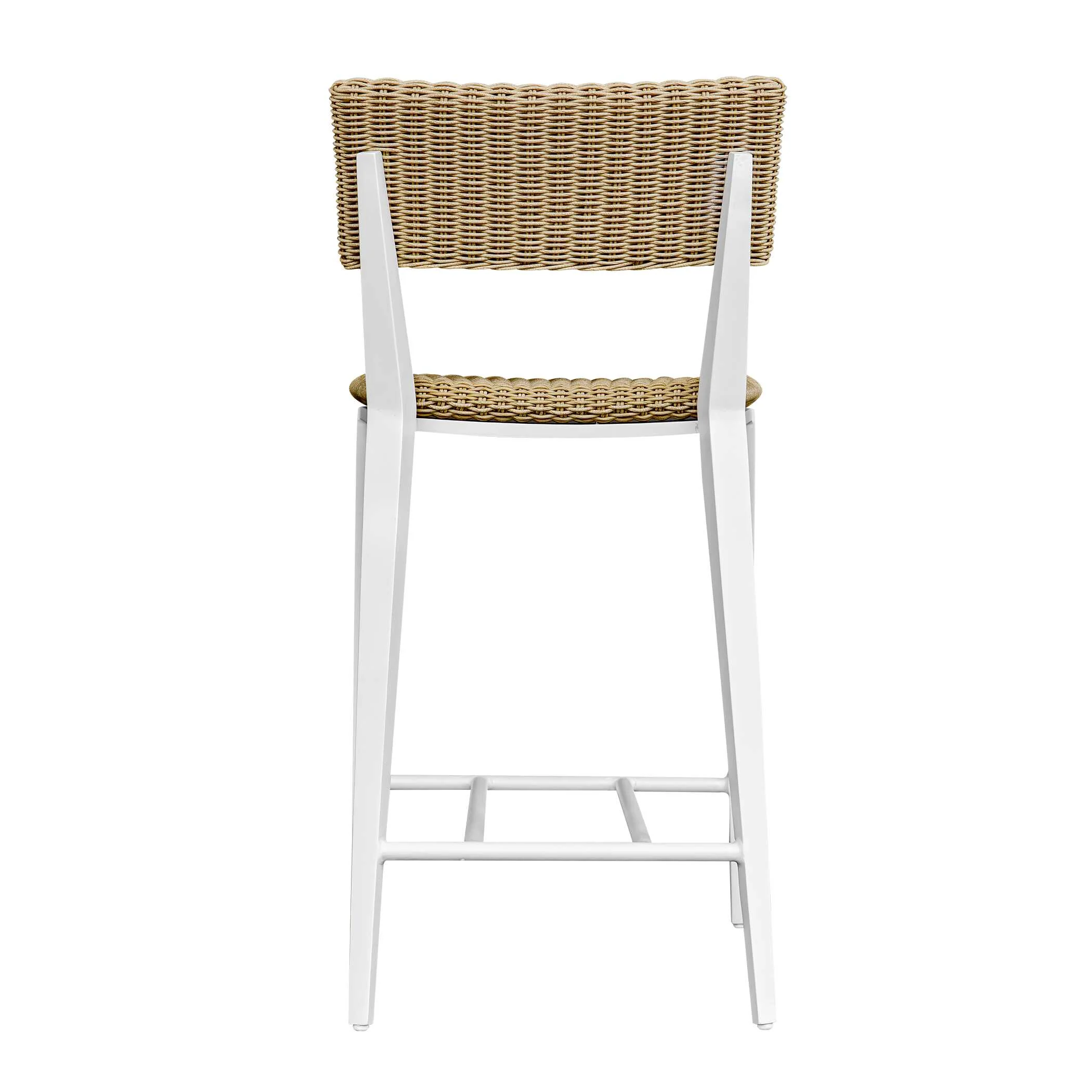 Calbas White Outdoor Counter Stool - Image 5