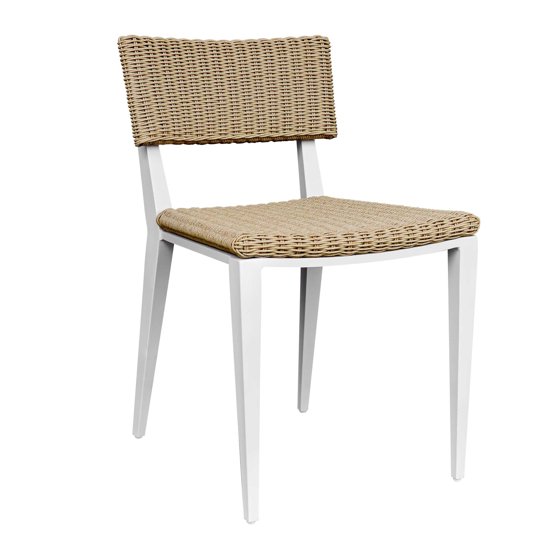 Calbas White Outdoor Dining Chair - Set of 2 - Image 4