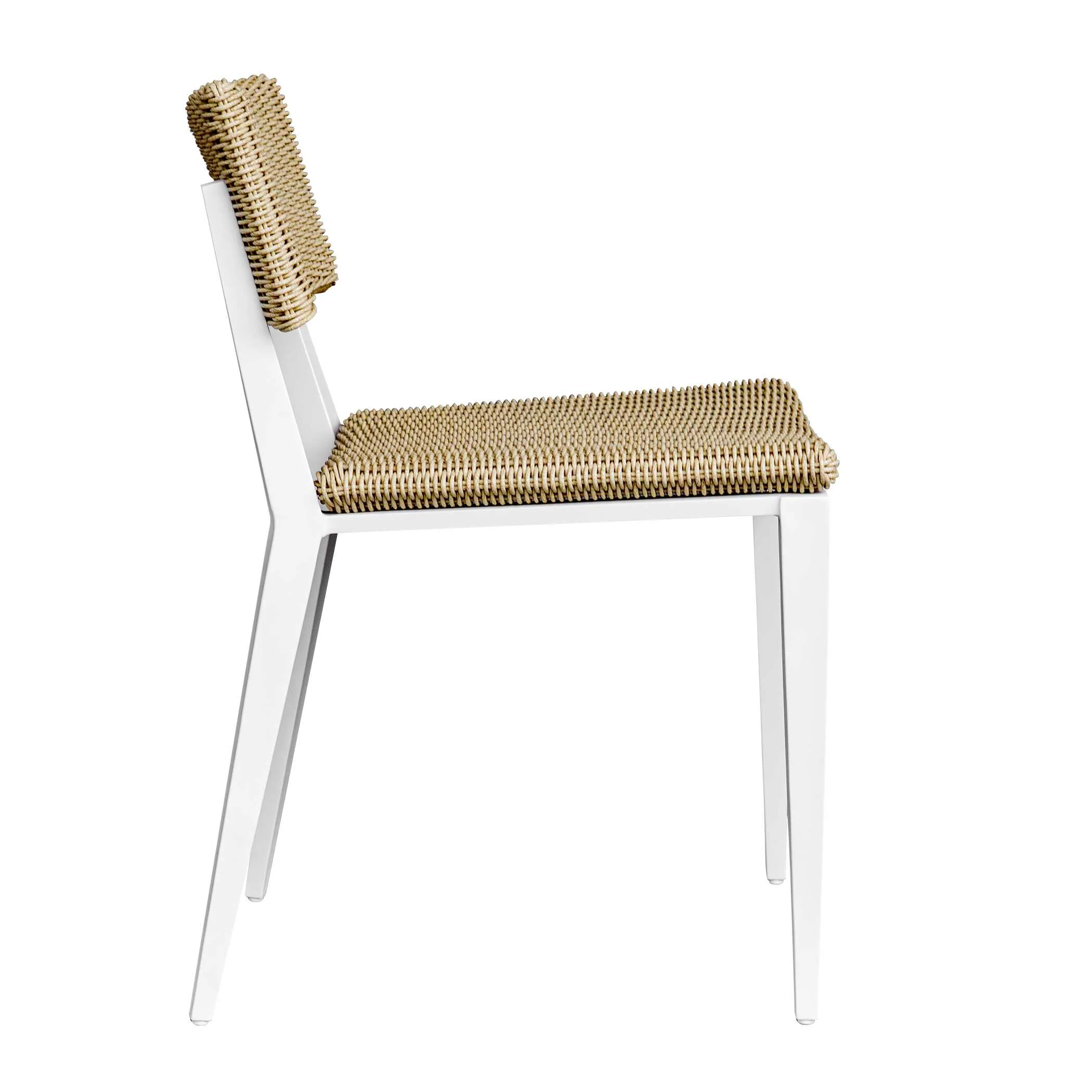 Calbas White Outdoor Dining Chair - Set of 2 - Image 5