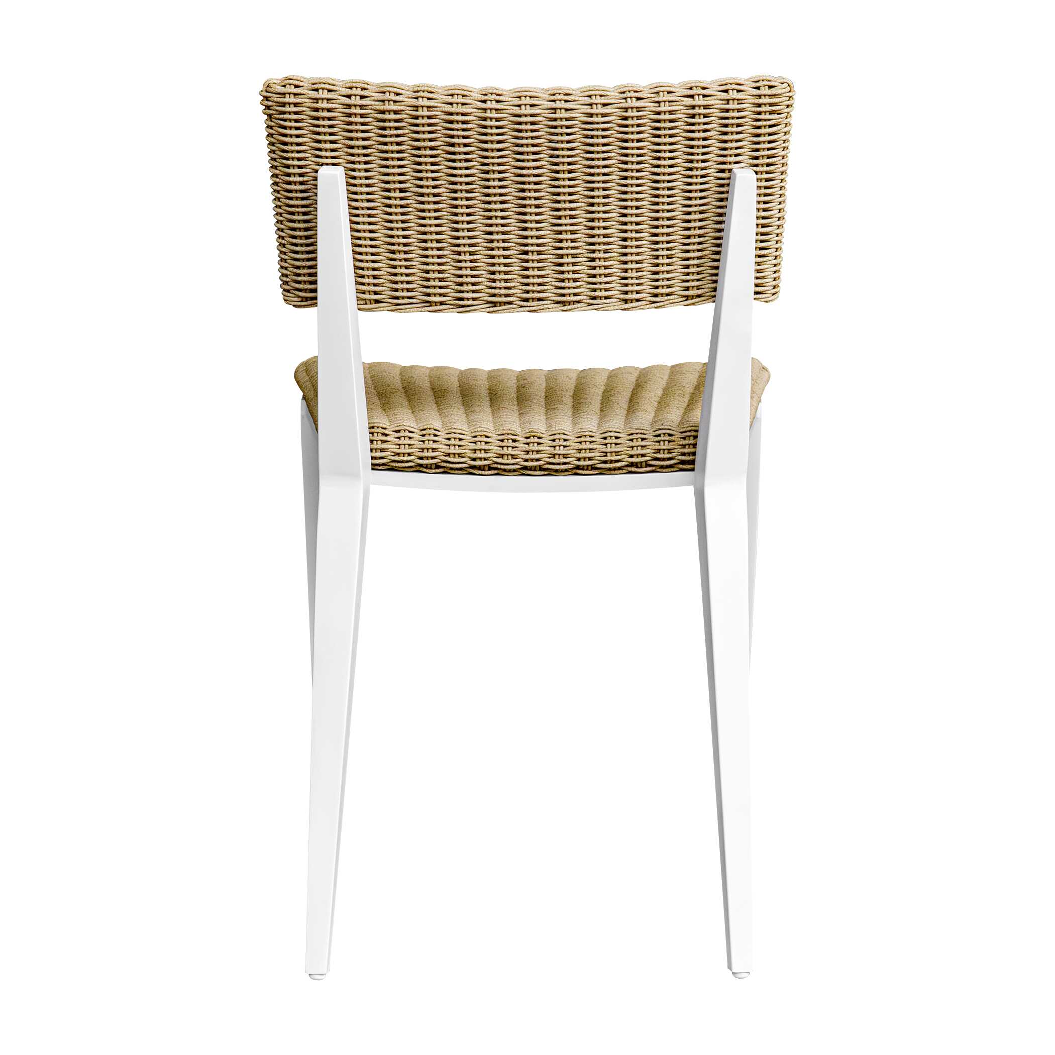 Calbas White Outdoor Dining Chair - Set of 2 - Image 6