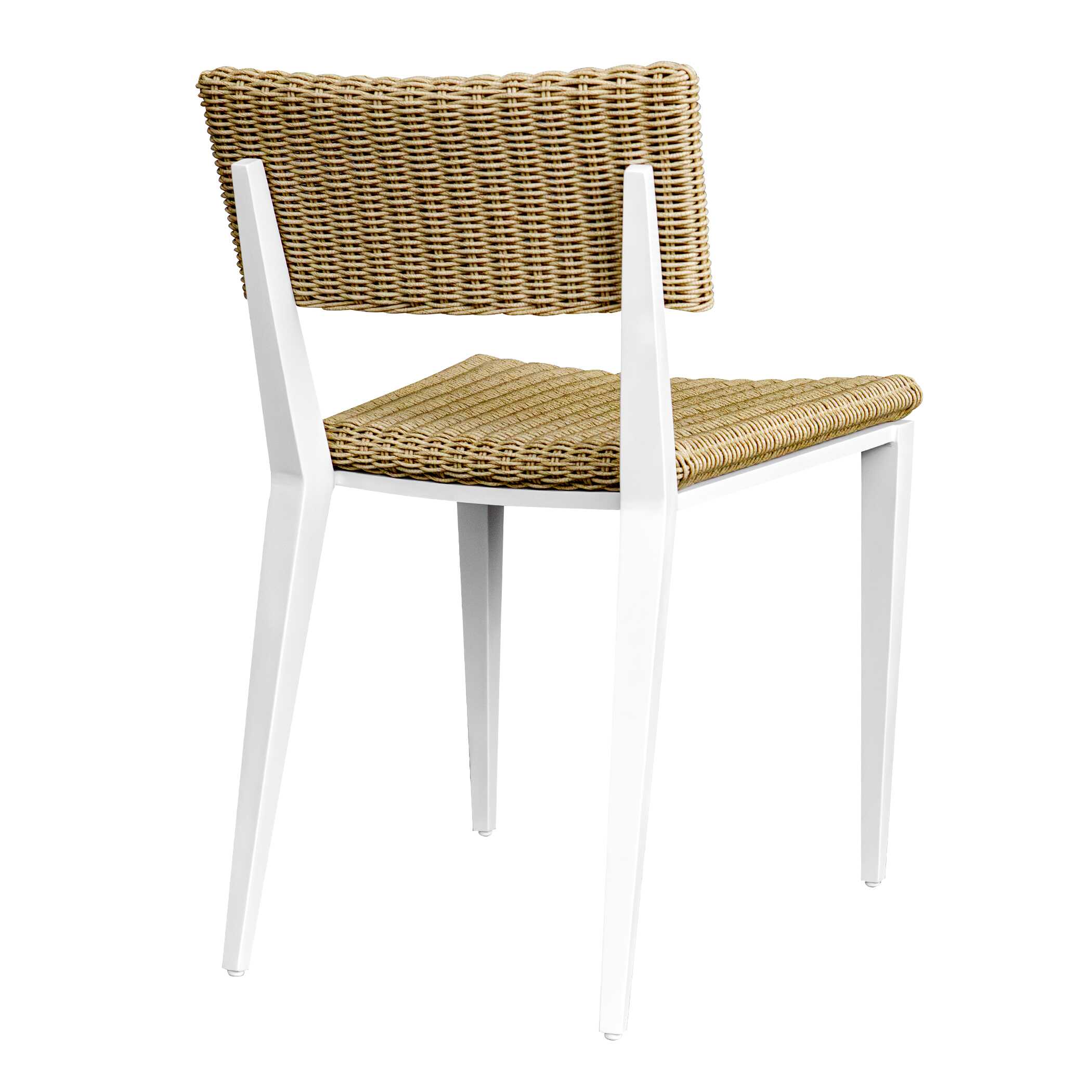 Calbas White Outdoor Dining Chair - Set of 2 - Image 7
