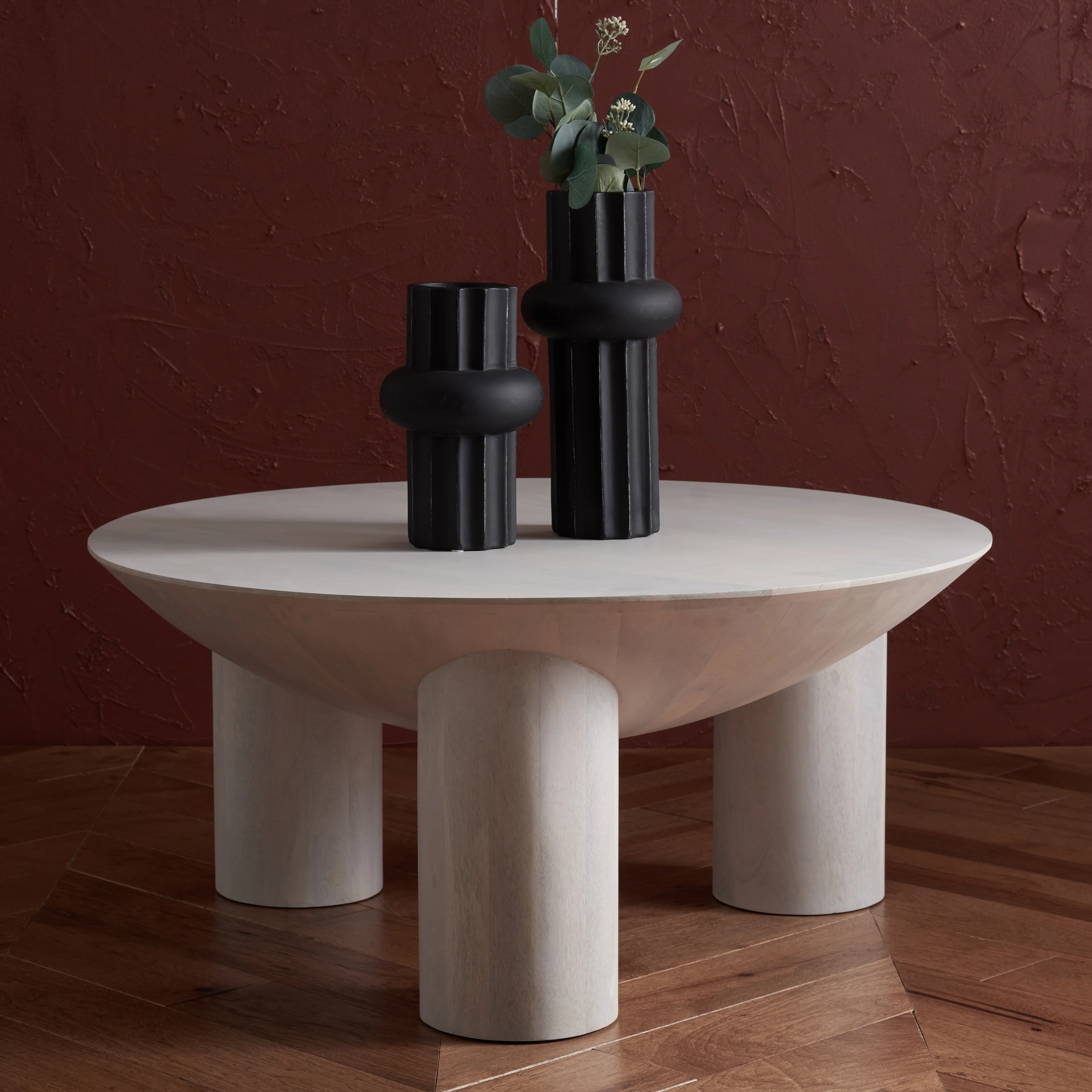 Calhoun Round Wood Coffee Table - Image 13