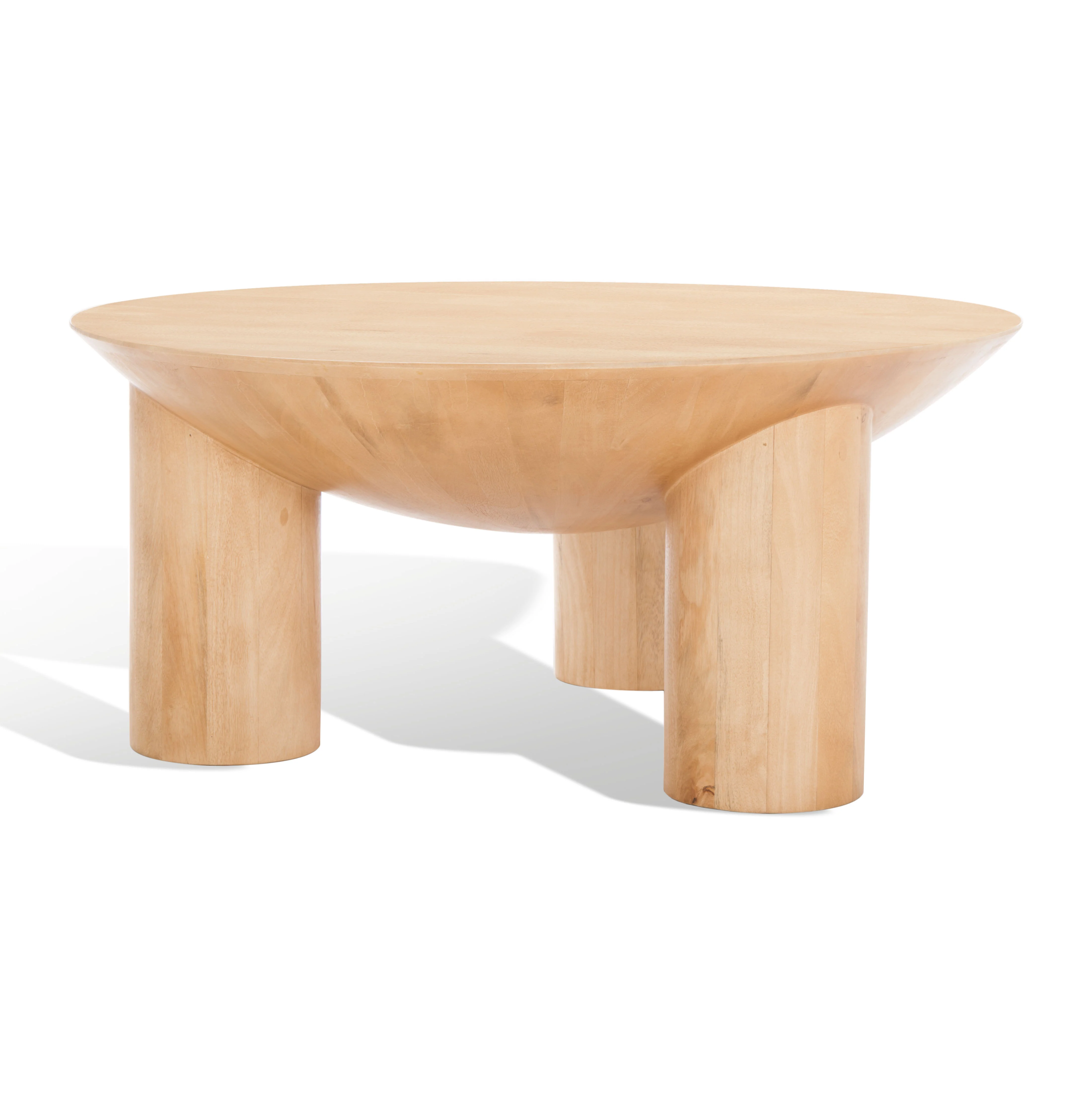Calhoun Round Wood Coffee Table - Image 5