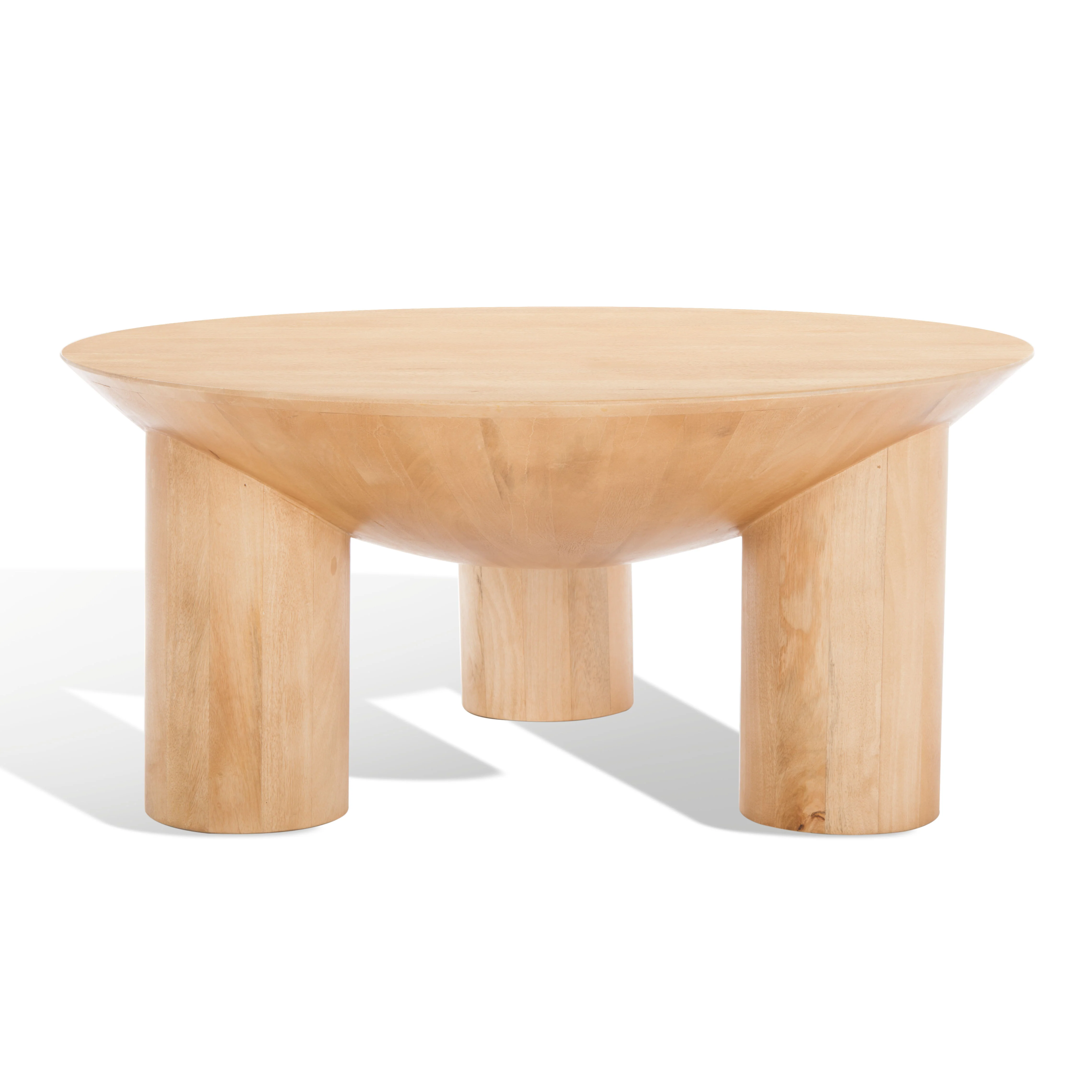 Calhoun Round Wood Coffee Table - Image 9