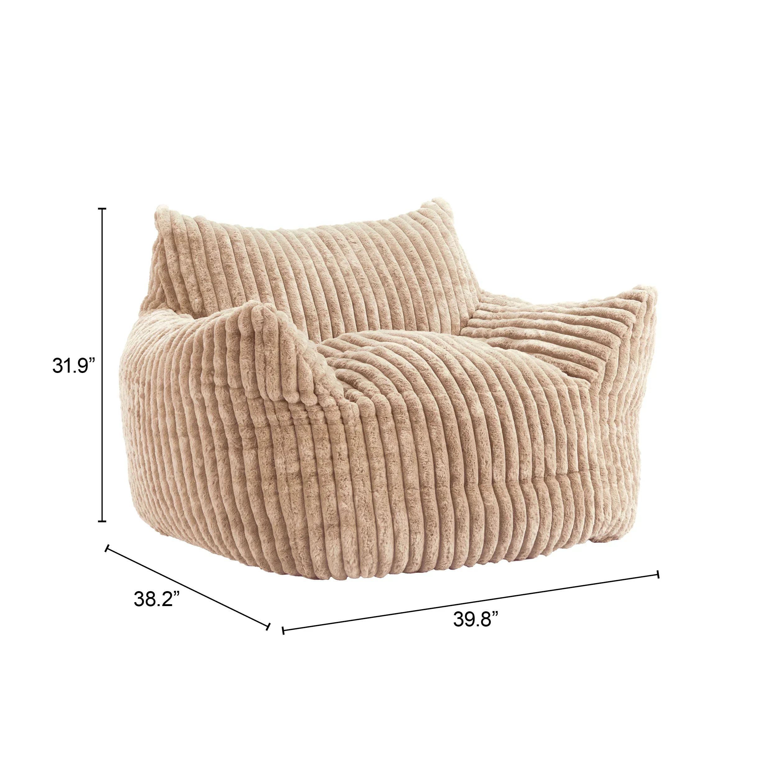 Calin Armchair Beige - Image 6