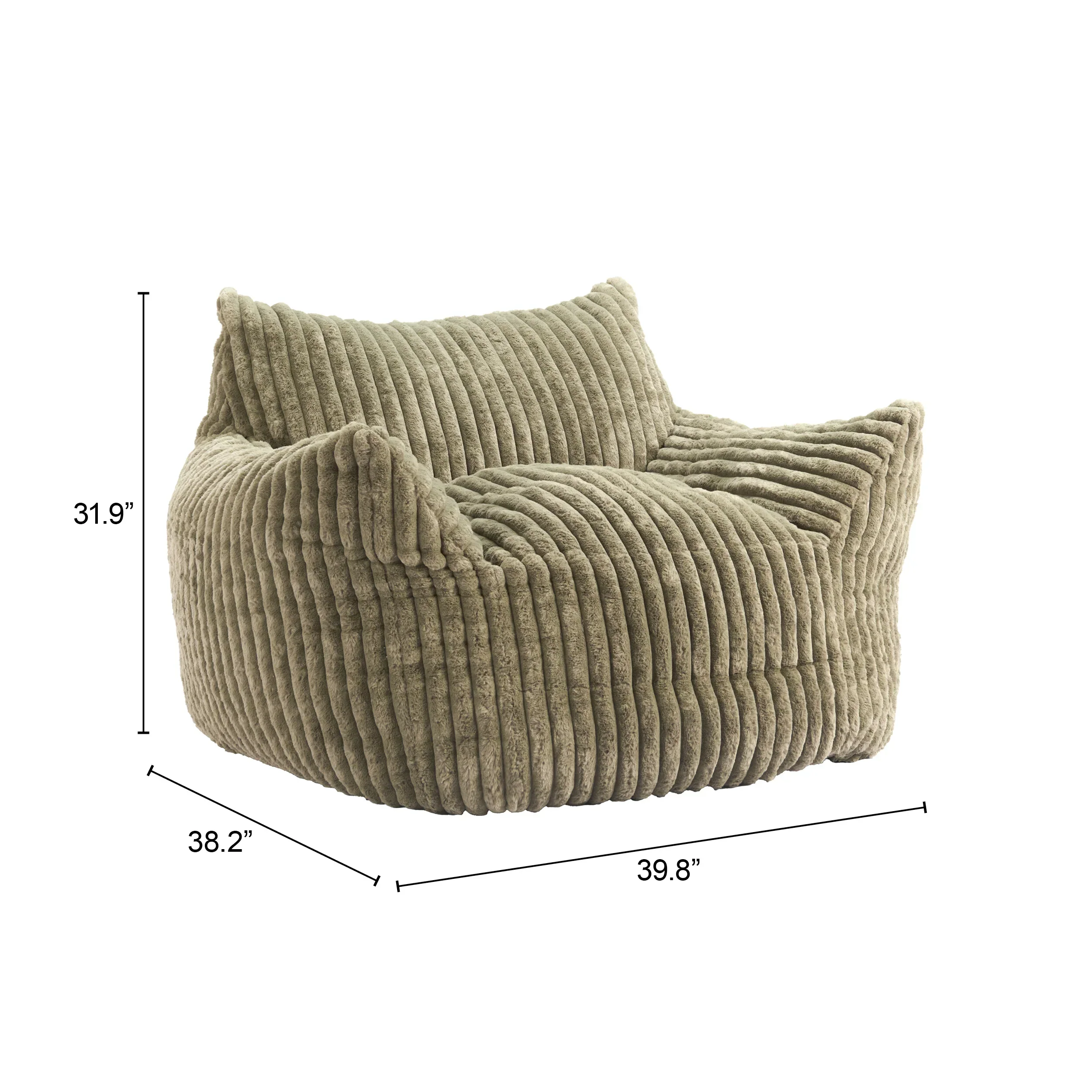 Calin Armchair Green - Image 6