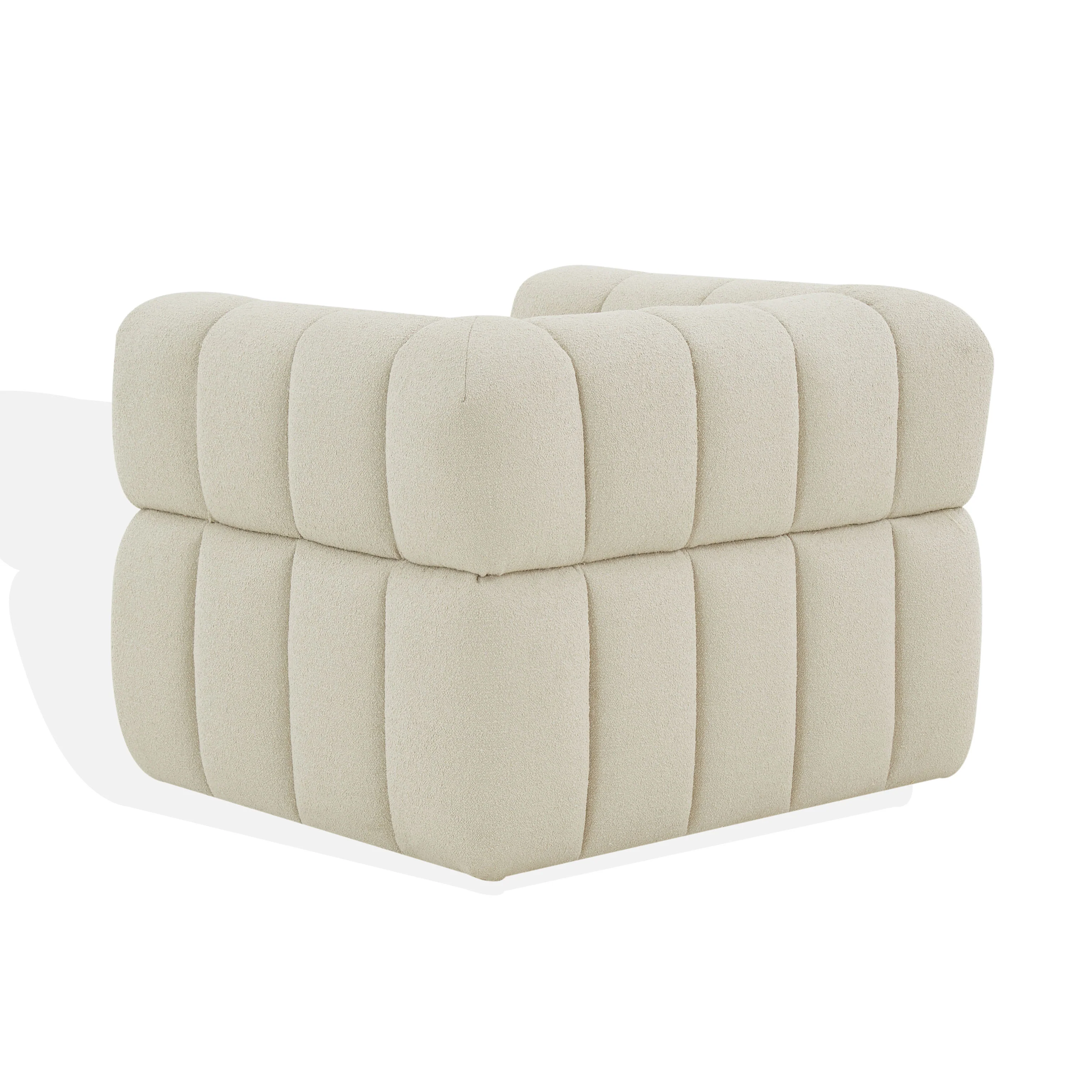 Calyna Tufted Boucle Accent Chair - Image 4
