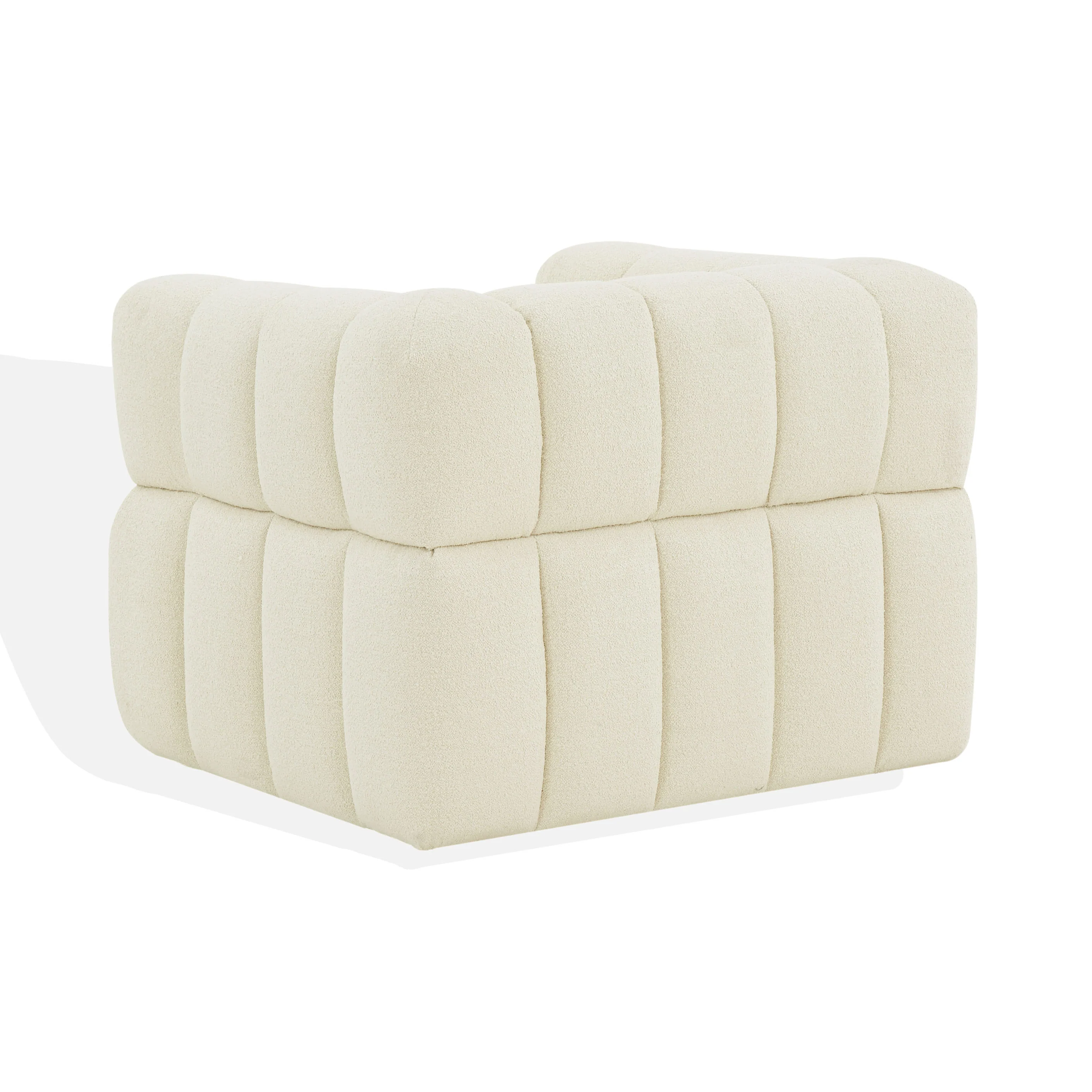 Calyna Tufted Boucle Accent Chair - Image 4