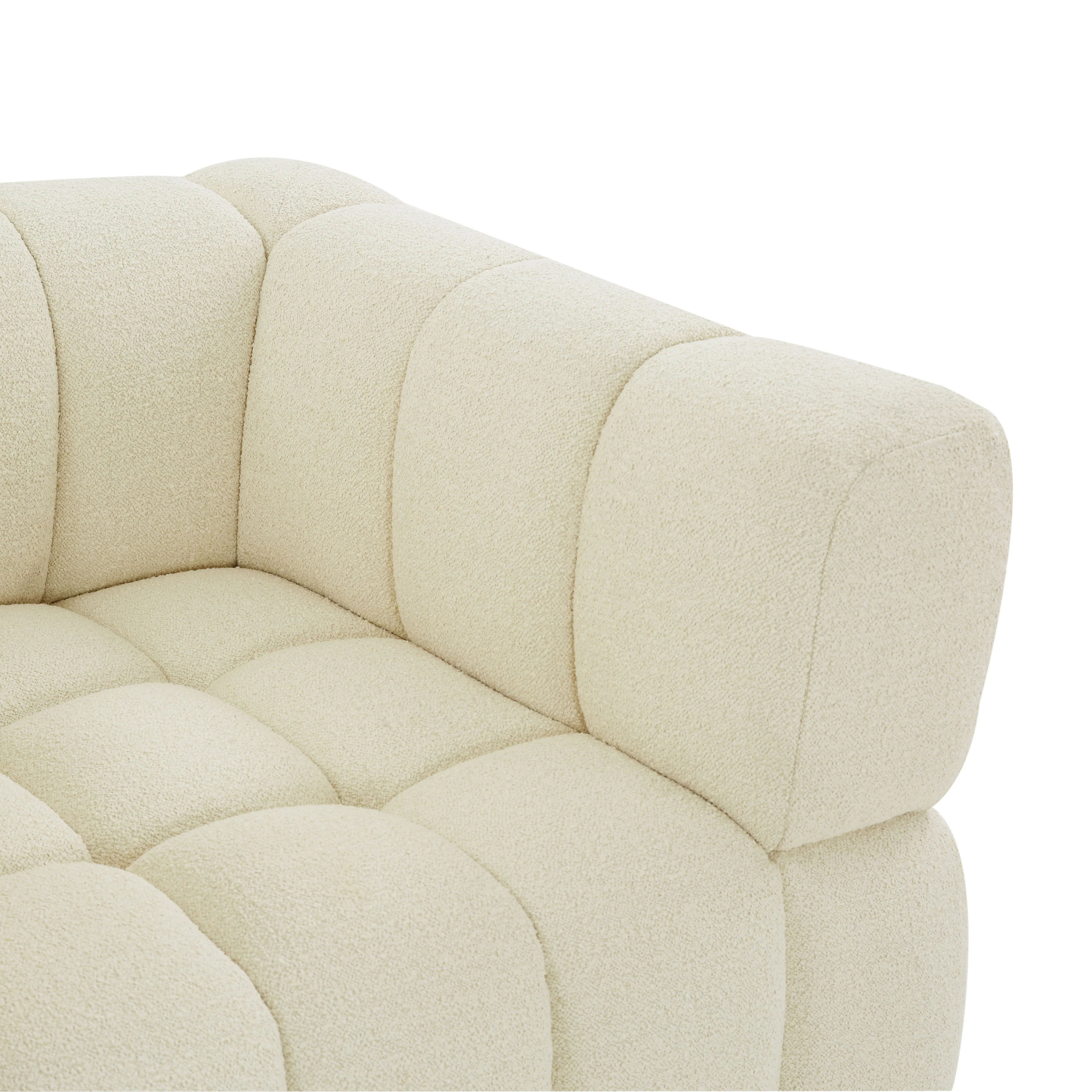 Calyna Tufted Boucle Accent Chair - Image 5