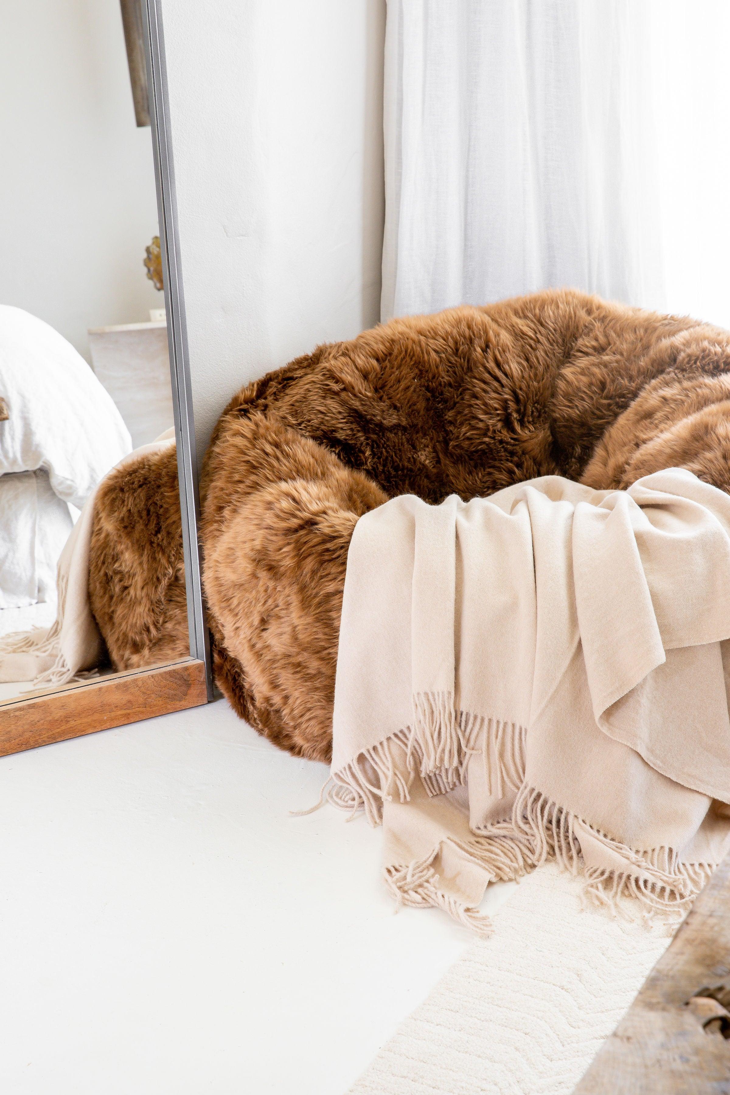 Camel Hair Throw Flatweave - Image 4