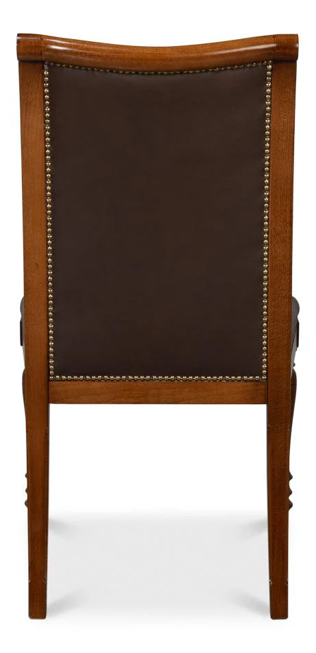 Camile Leather Side Chair - Set of 2 - Image 4